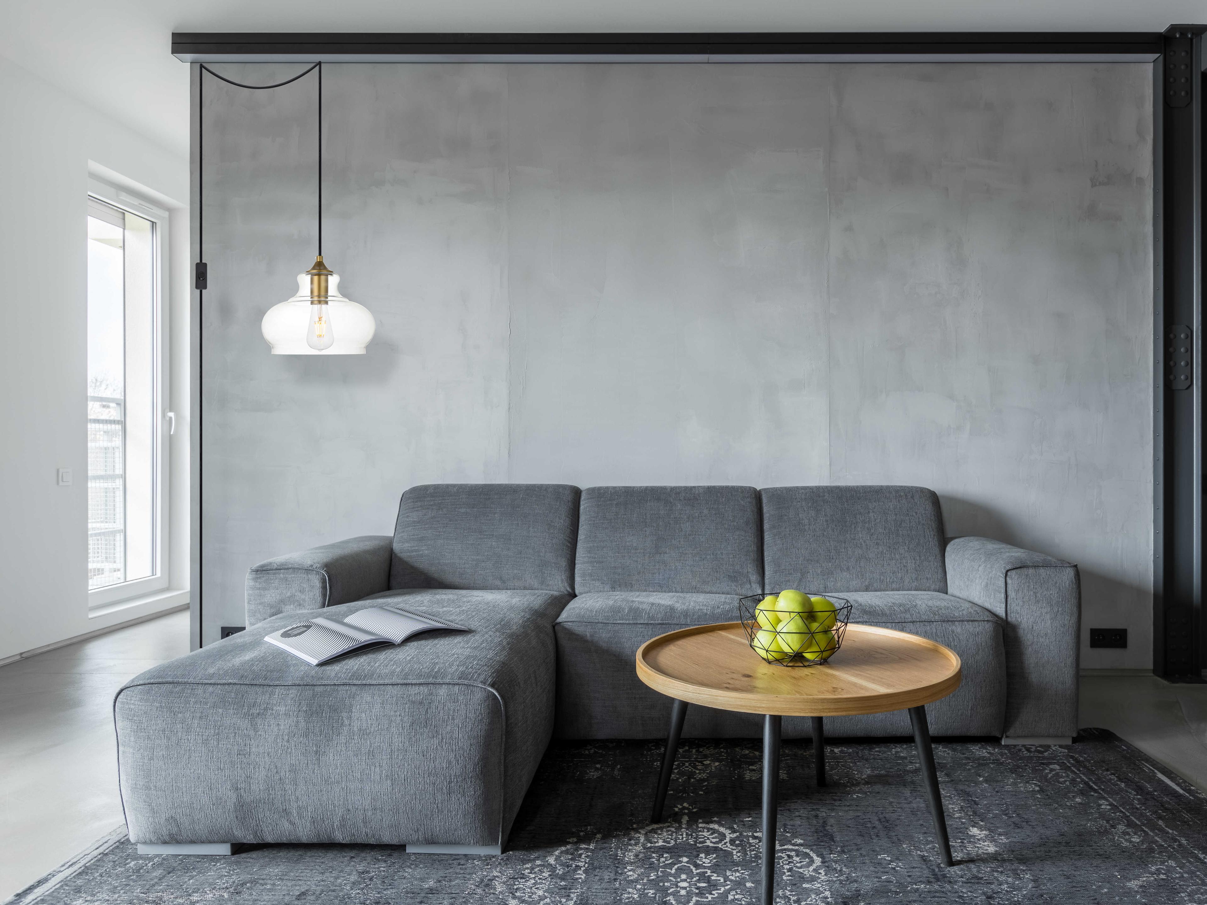 Elegant Lighting Destry 1-Light Brass Glass Geometric Mini Pendant