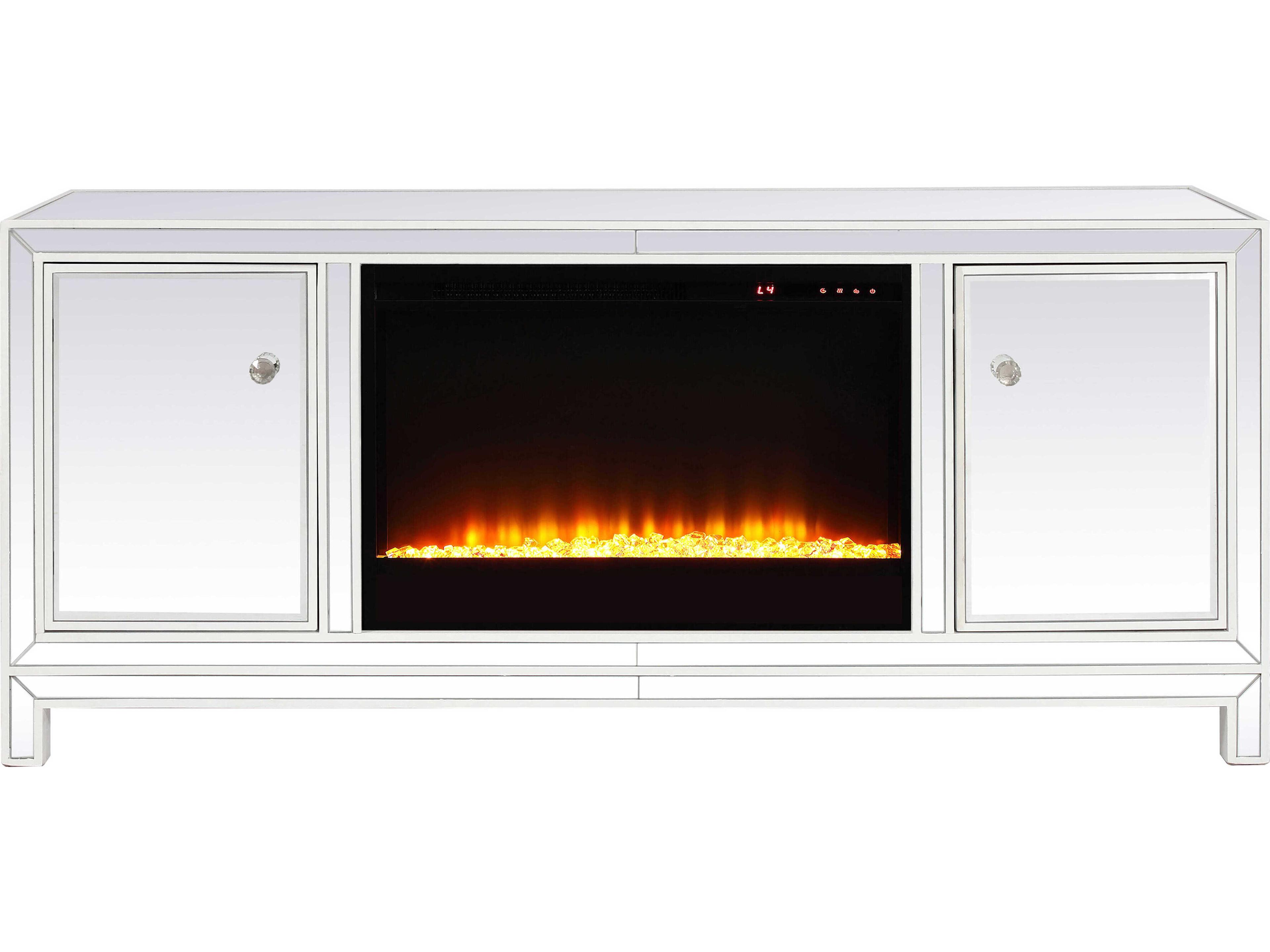 Reflexion 60" White Media Console