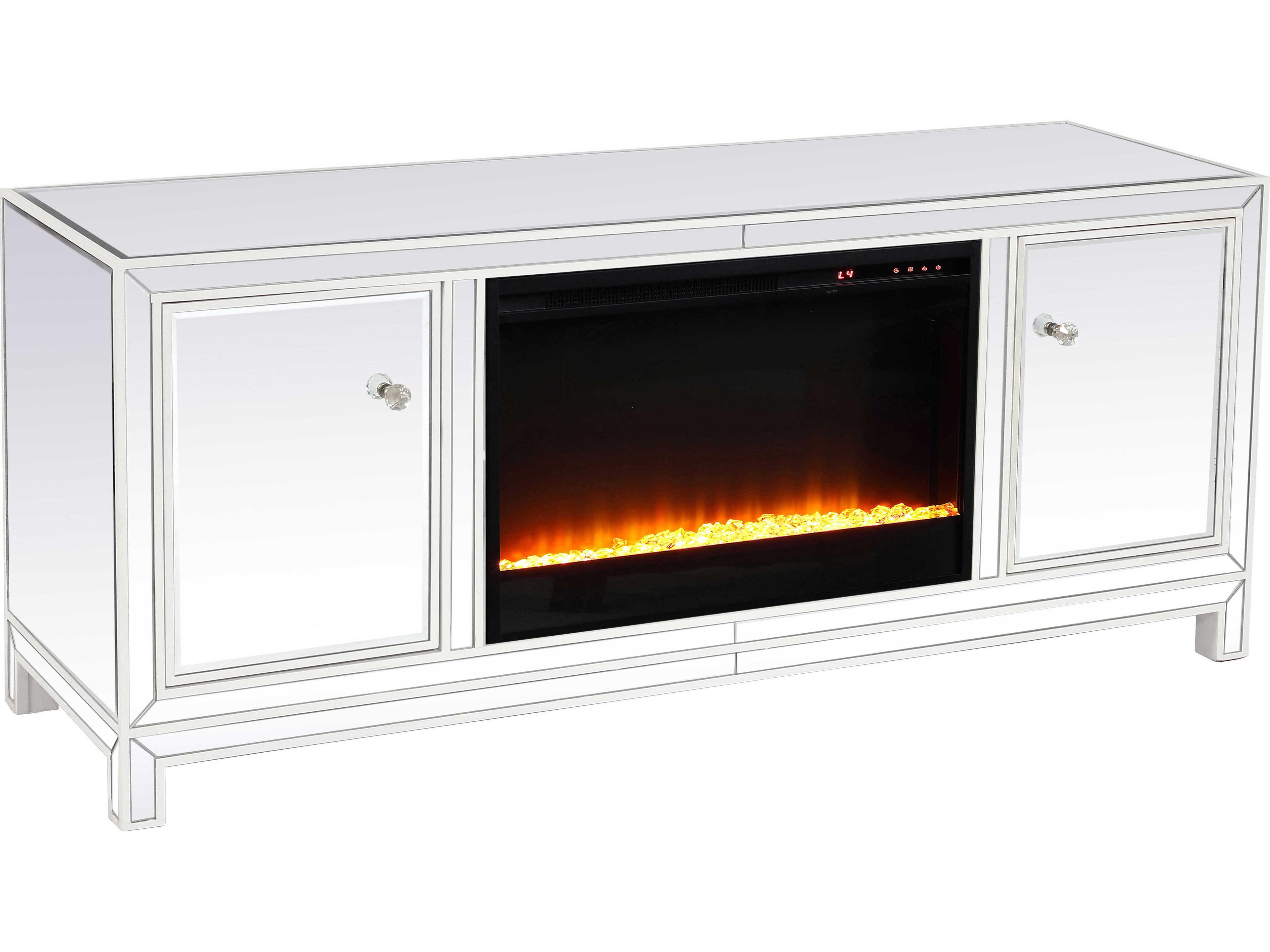 Elegant Lighting Reflexion 60" White Media Console