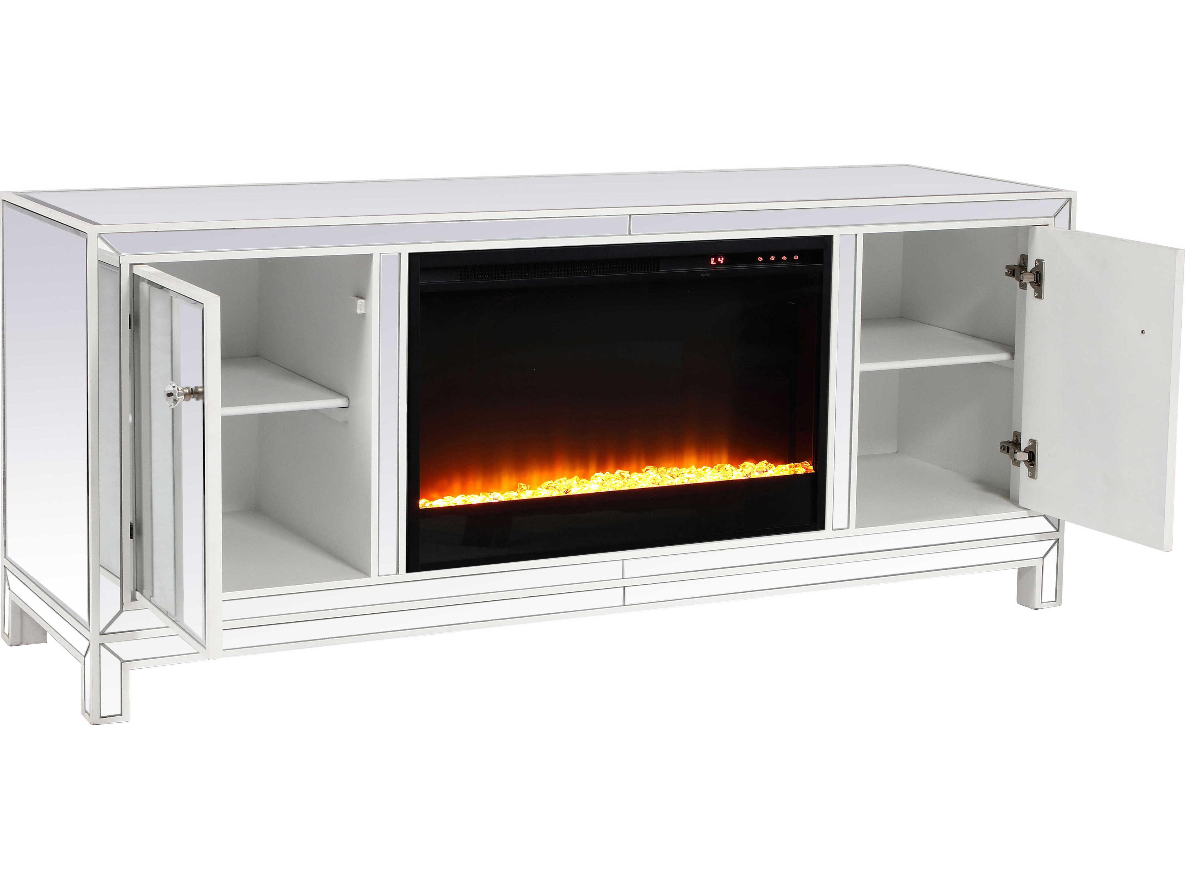 Elegant Lighting Reflexion 60" White Media Console