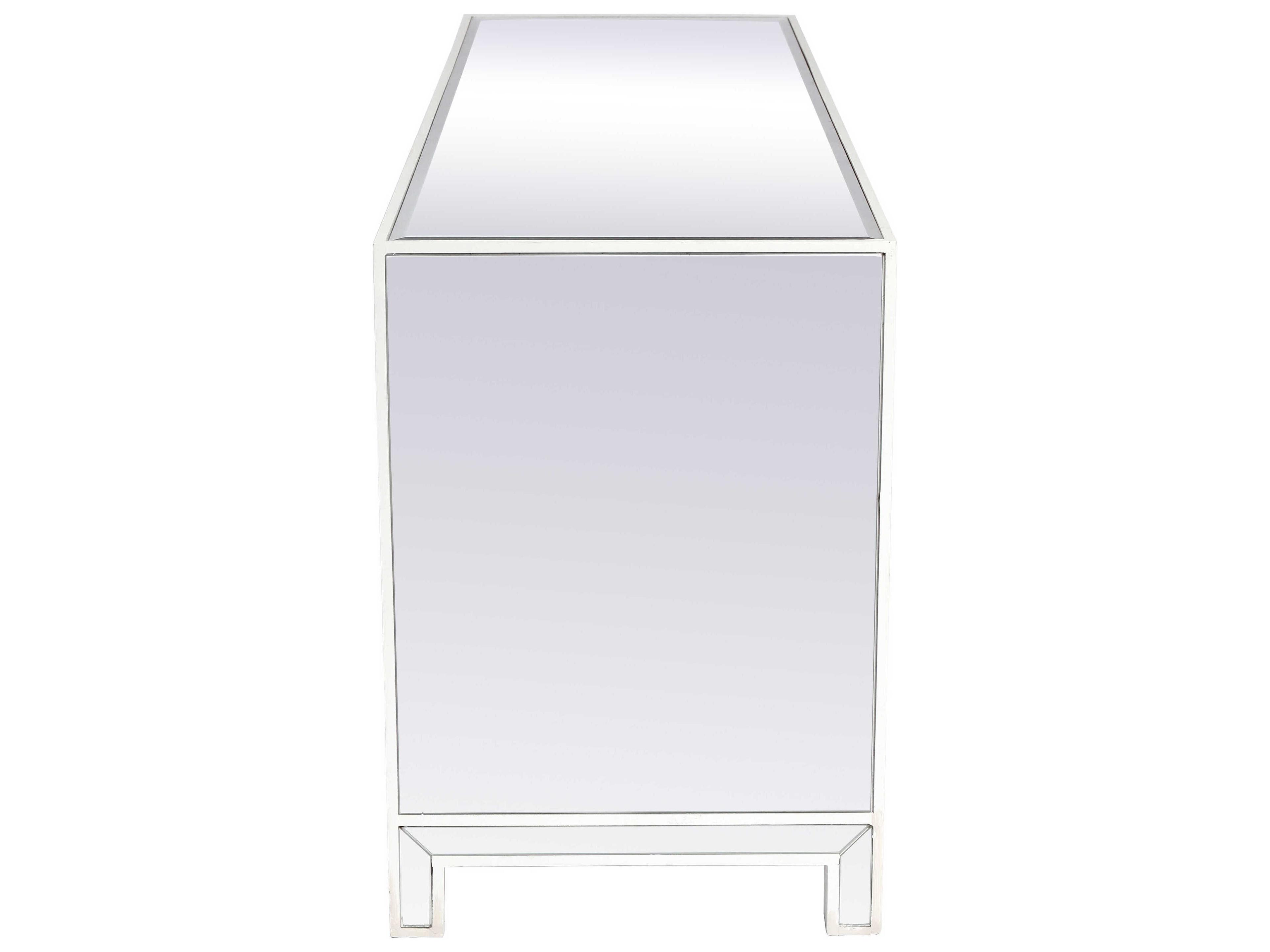 Elegant Lighting Reflexion 60" White Media Console