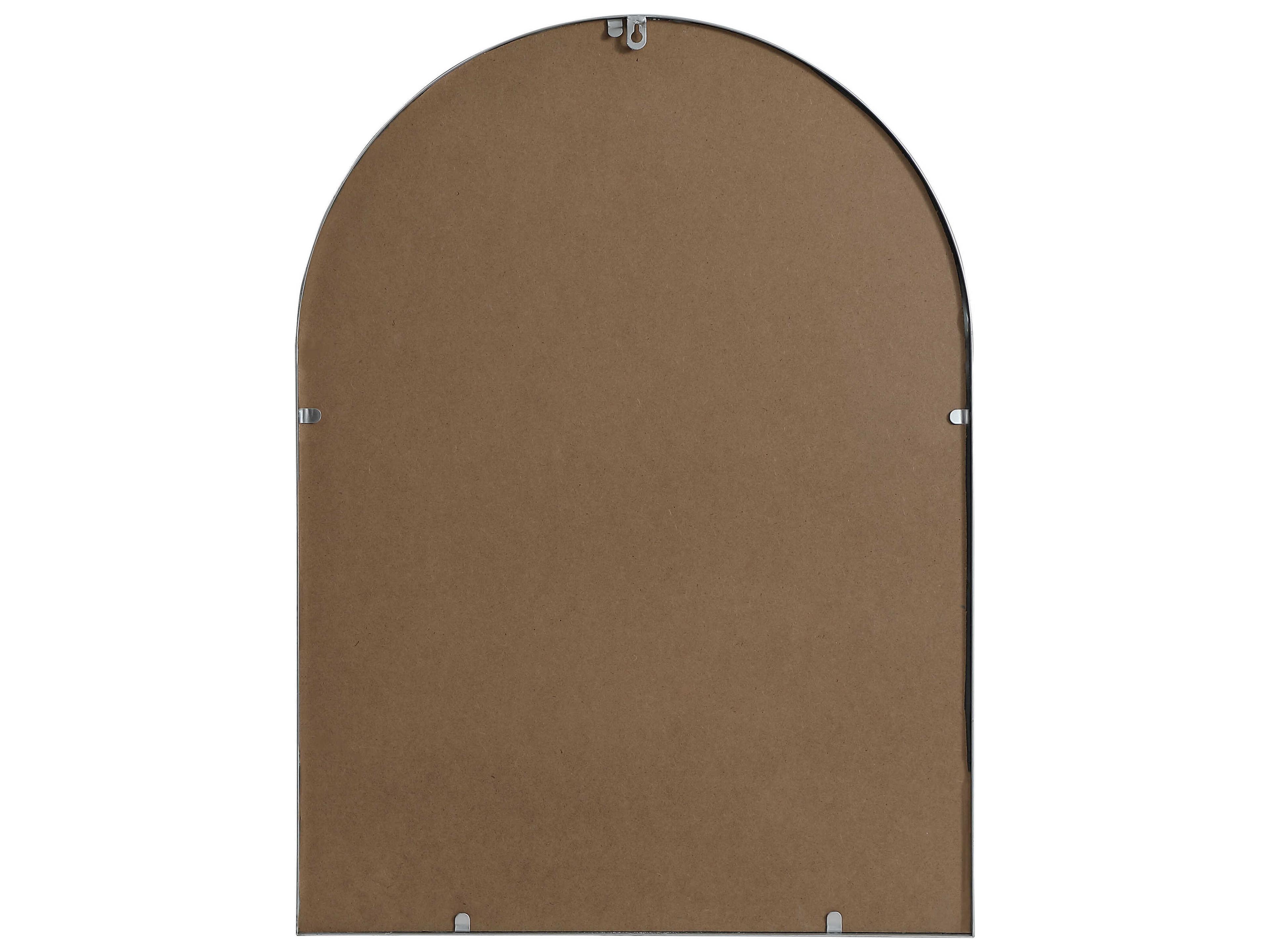 Elegant Lighting Ayra Silver Arch Wall Mirror