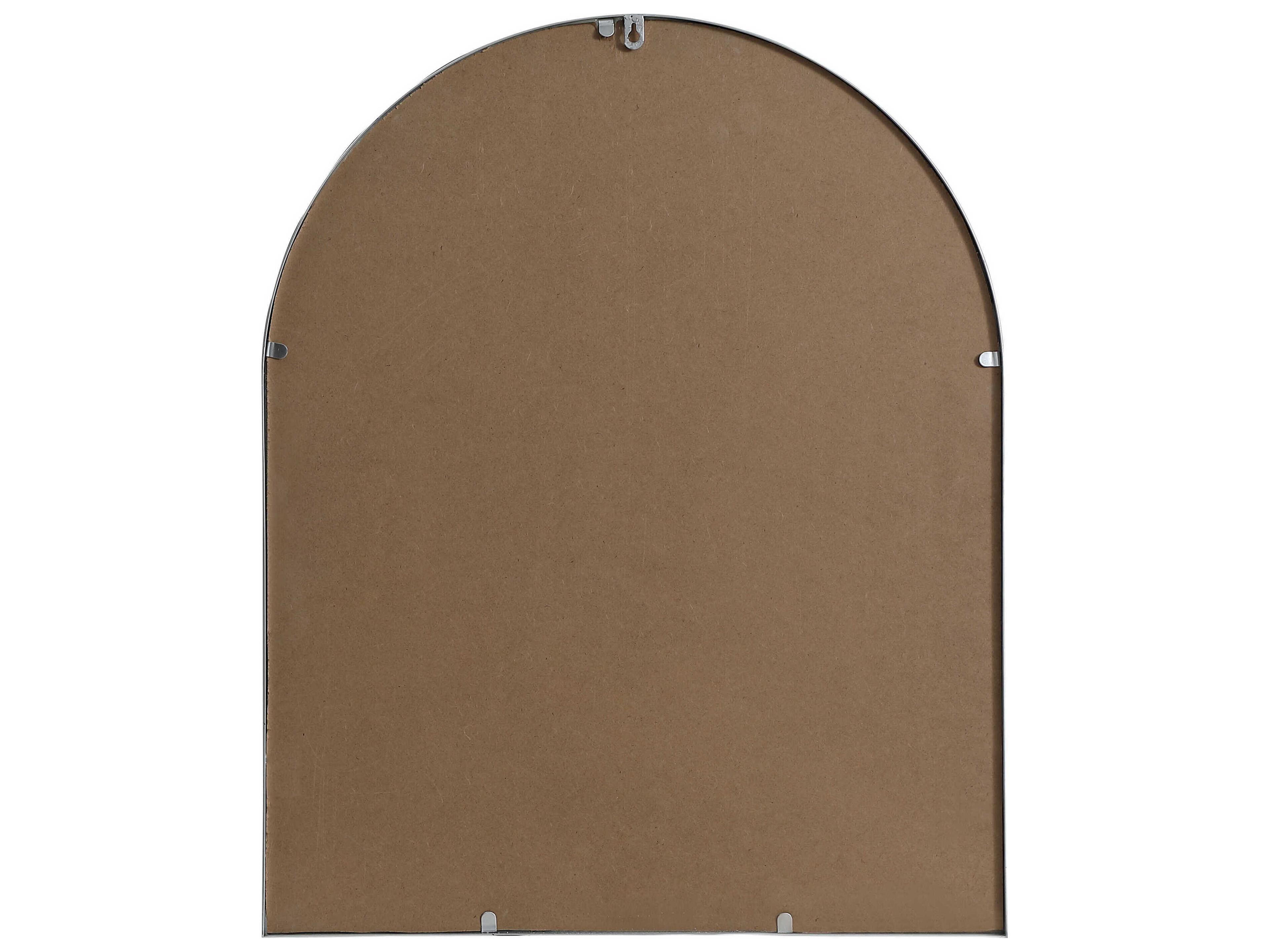 Elegant Lighting Ayra Silver Arch Wall Mirror