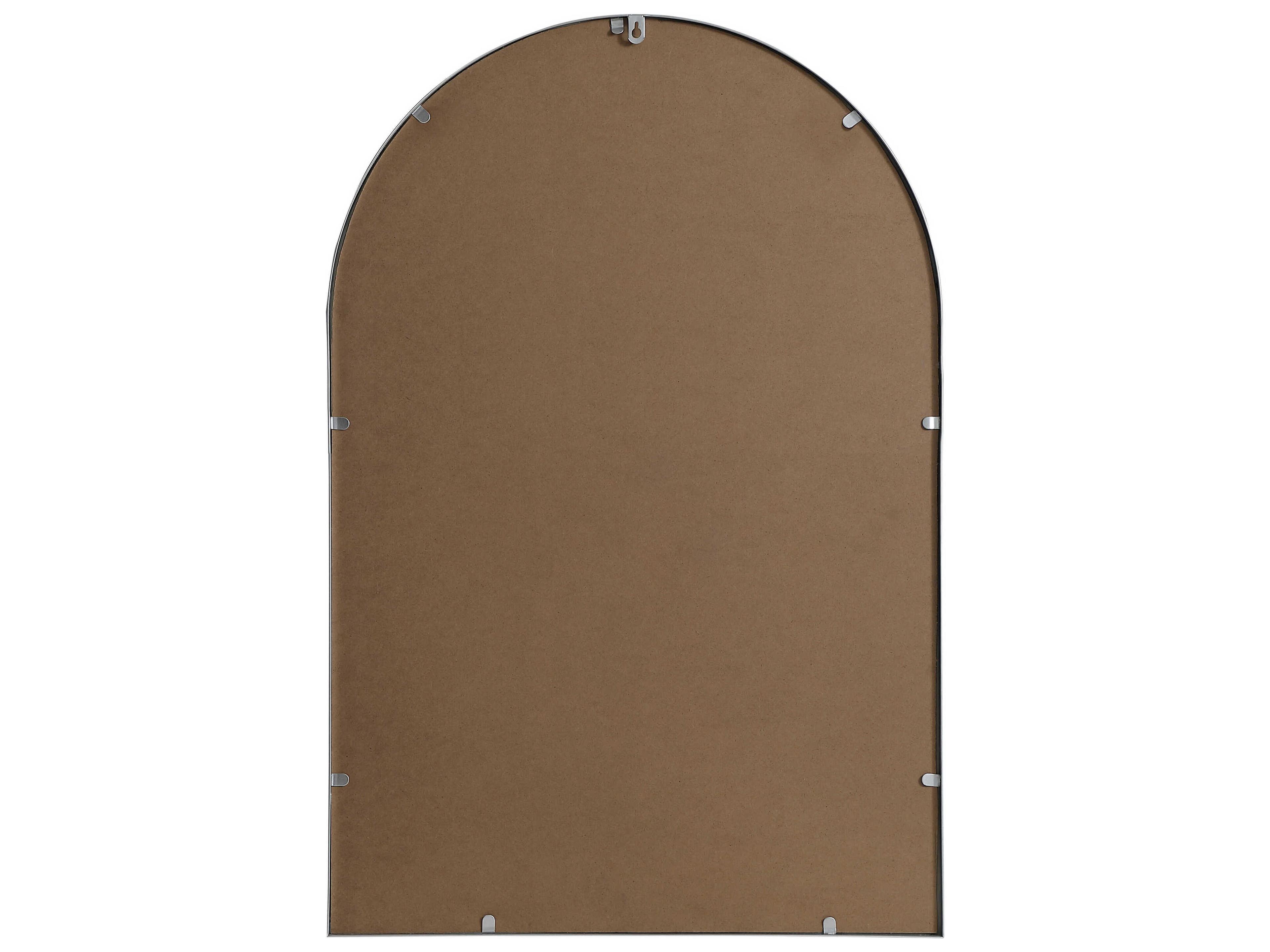 Elegant Lighting Ayra Silver Arch Wall Mirror