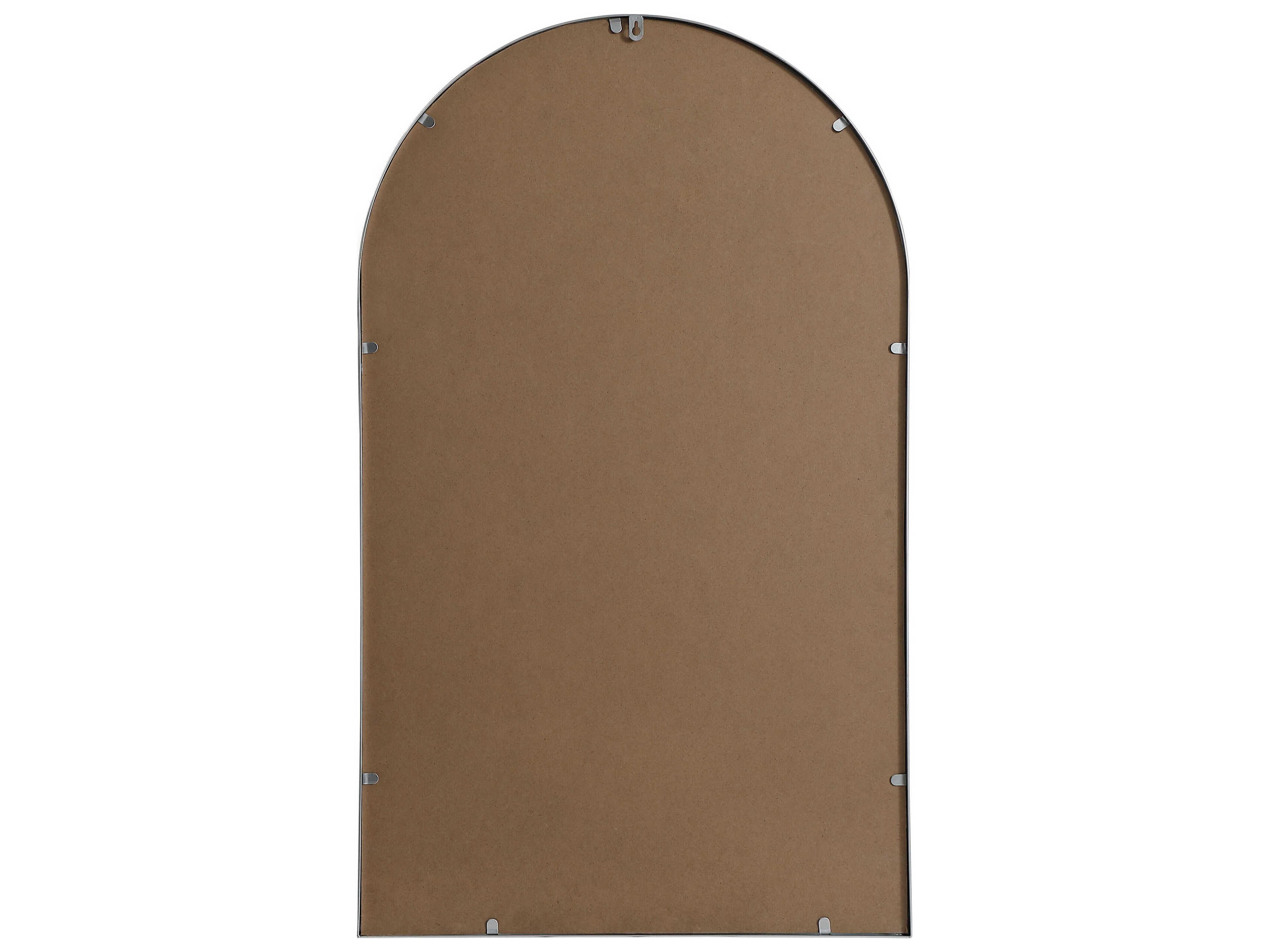 Elegant Lighting Ayra Silver Arch Wall Mirror