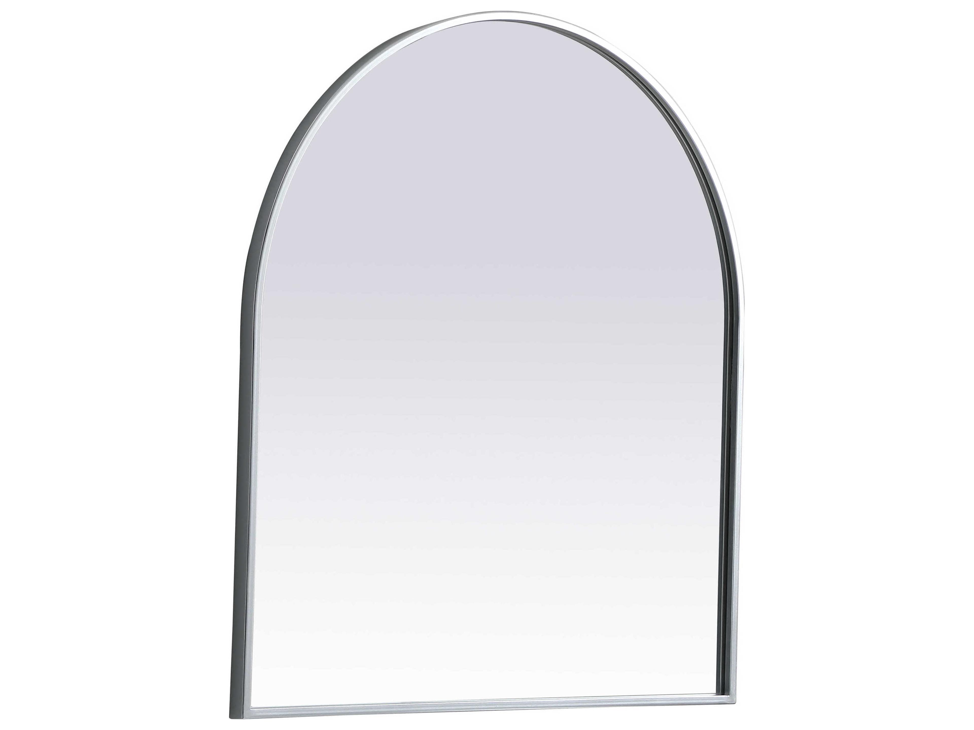 Elegant Lighting Ayra Silver Arch Wall Mirror