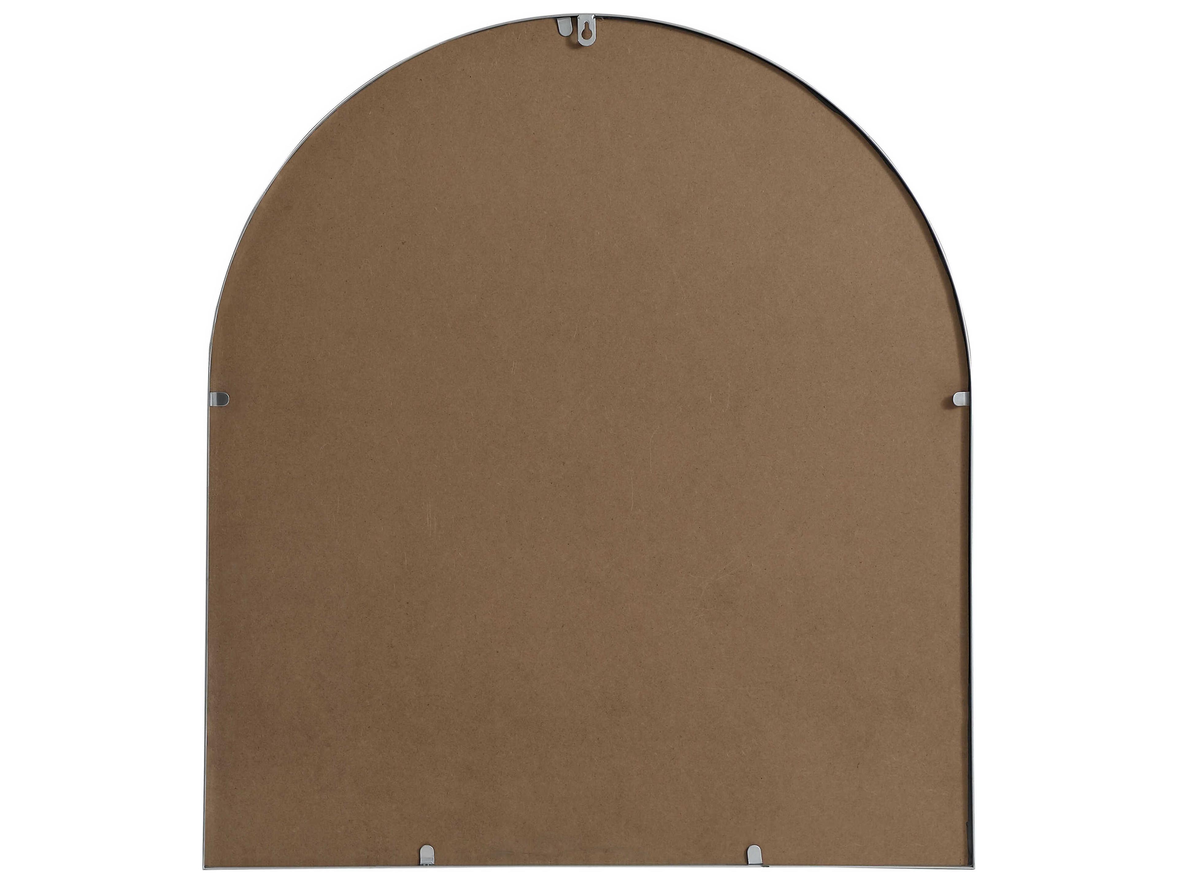 Elegant Lighting Ayra Silver Arch Wall Mirror