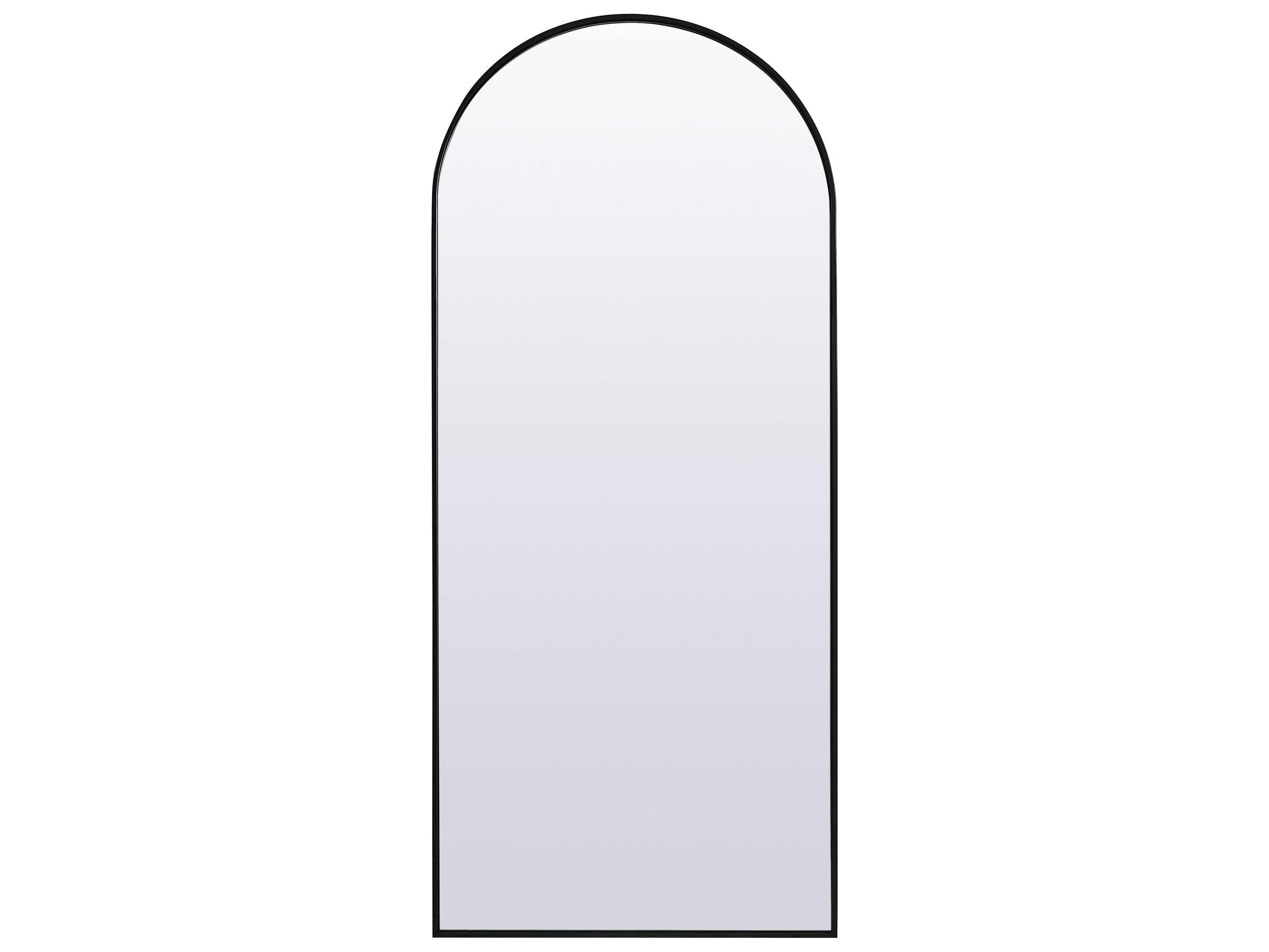 Ayra Black Arch Floor Mirror