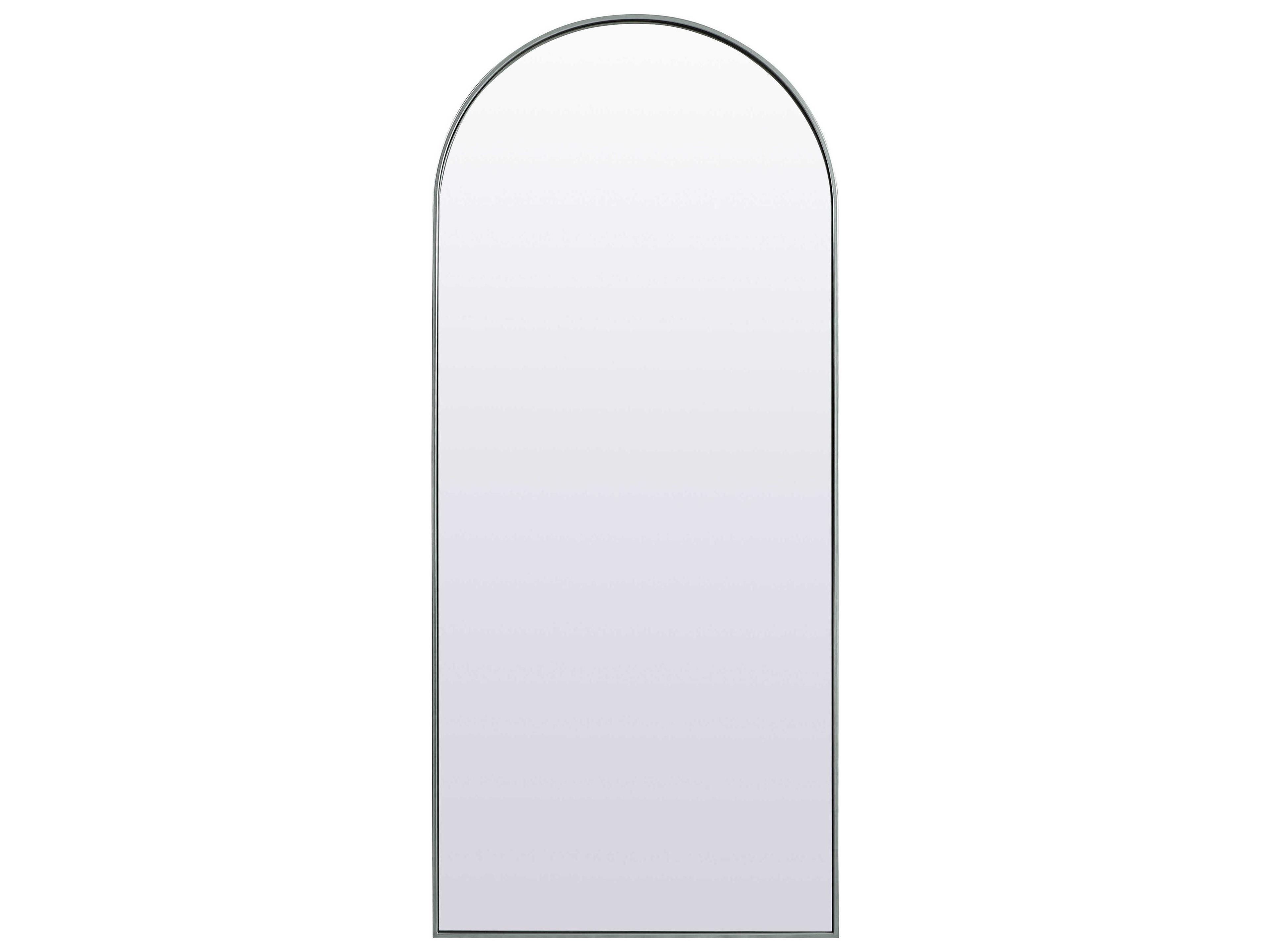 Ayra Silver Arch Floor Mirror