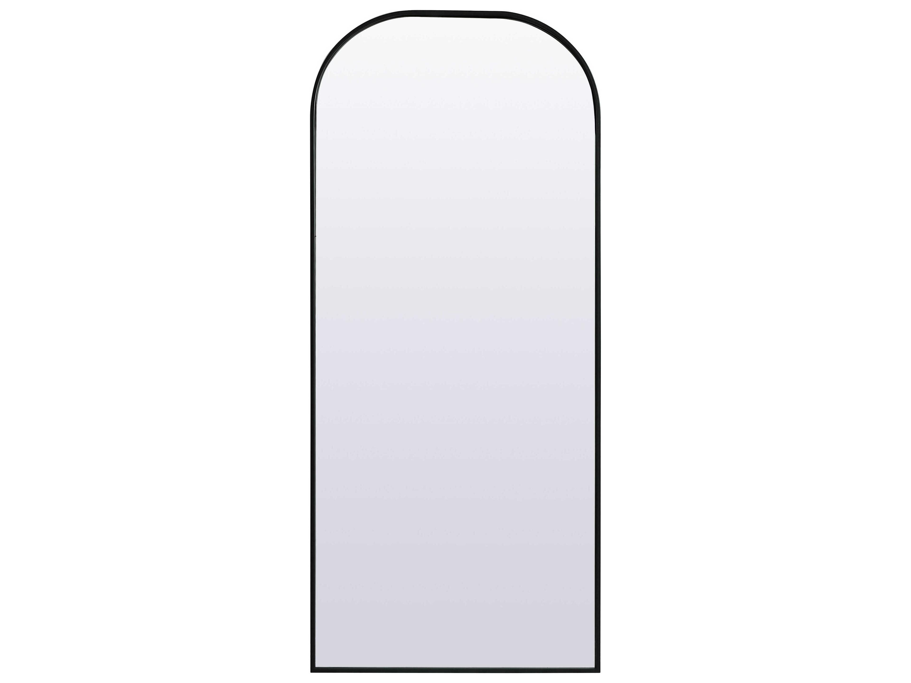 Blaire Black Arch Floor Mirror