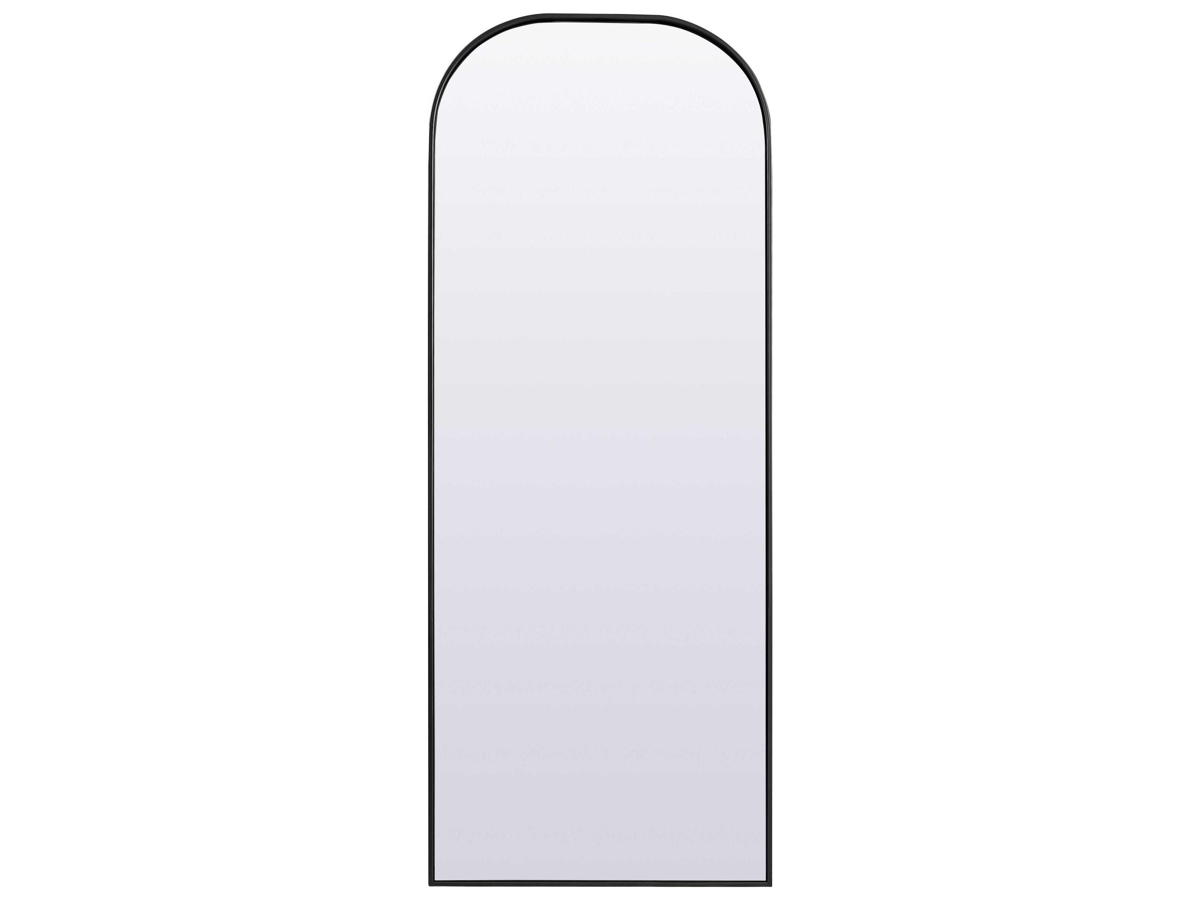 Blaire Black Arch Floor Mirror