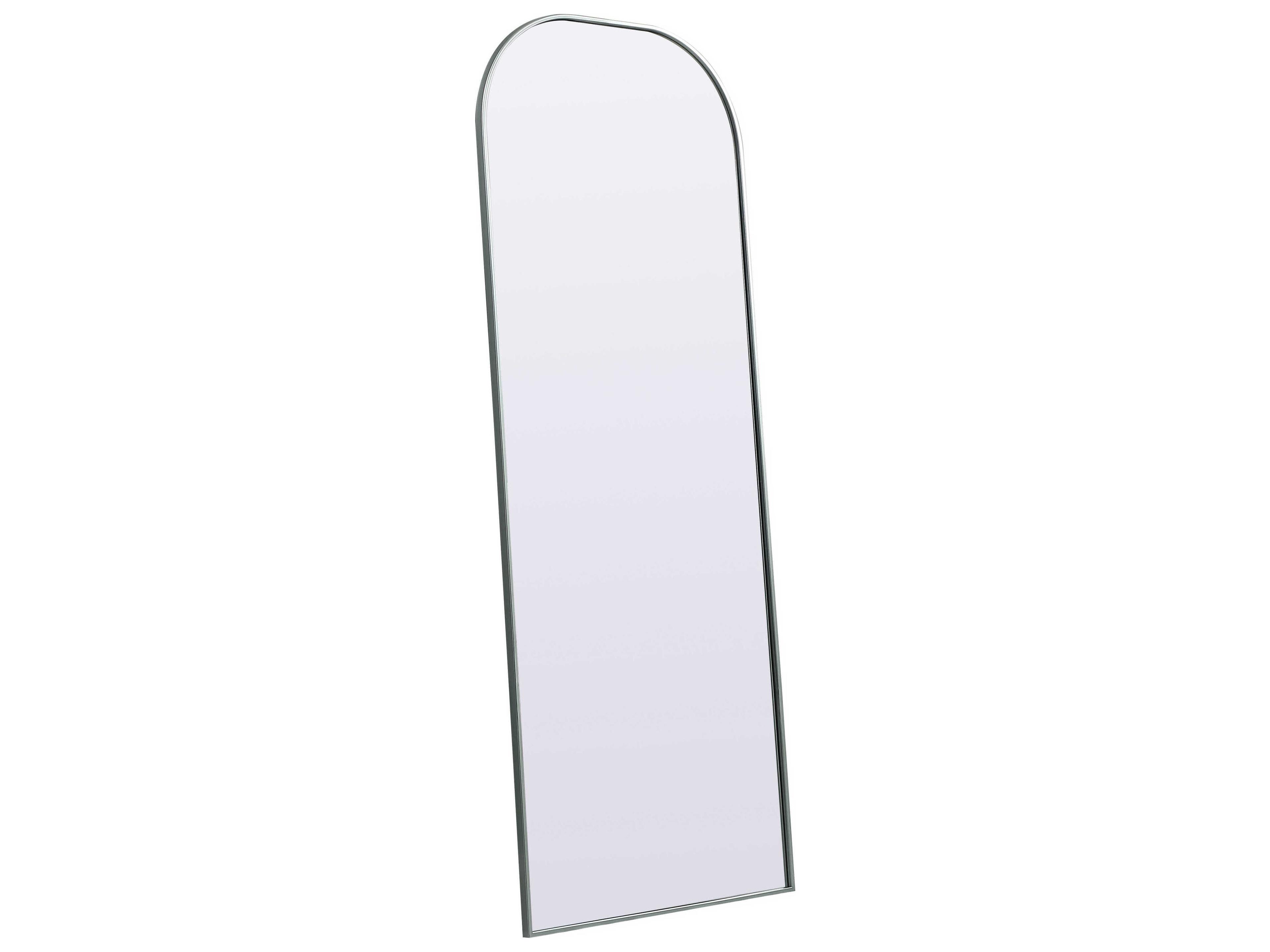Elegant Lighting Blaire Silver Arch Floor Mirror