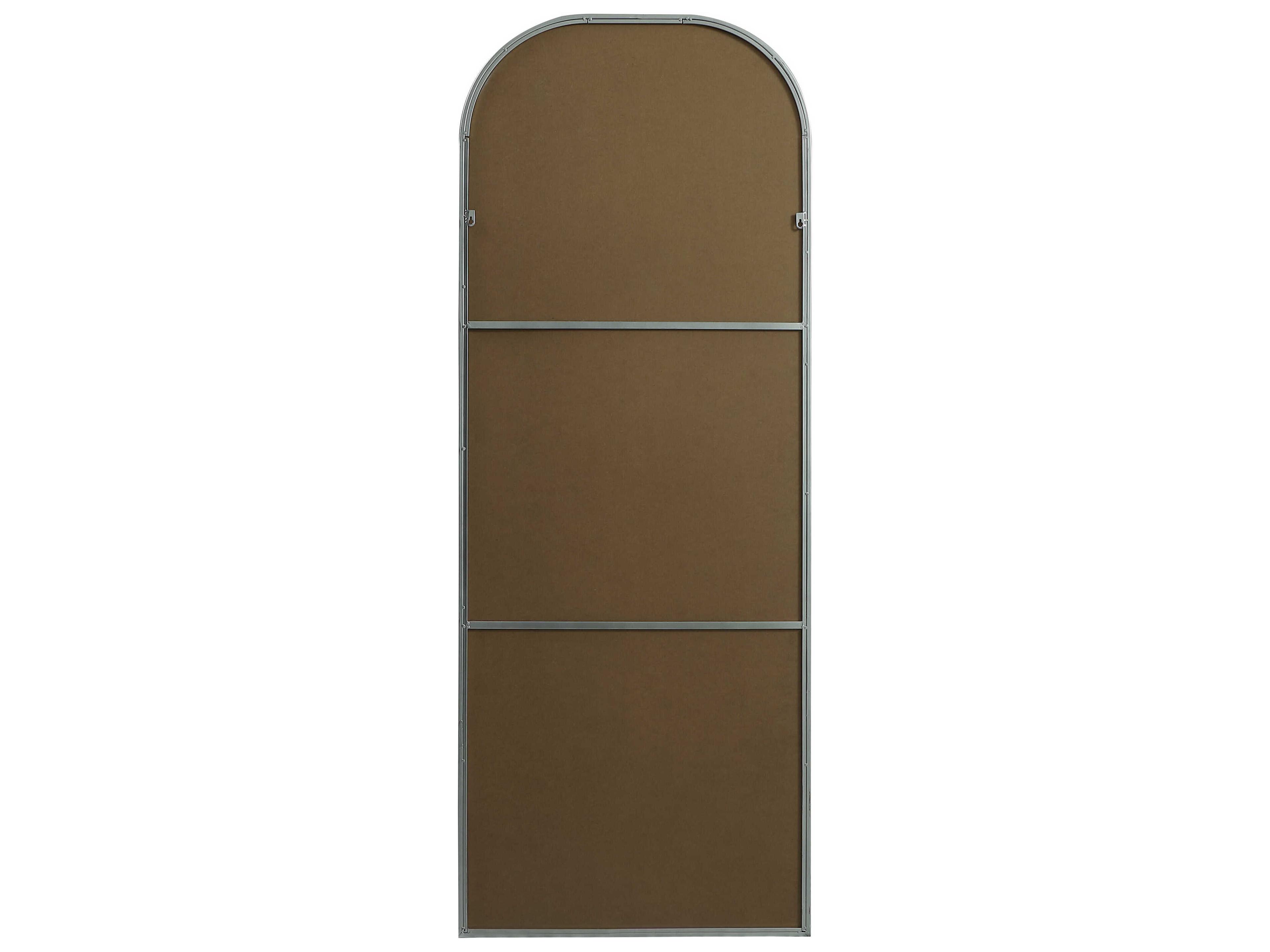 Elegant Lighting Blaire Silver Arch Floor Mirror