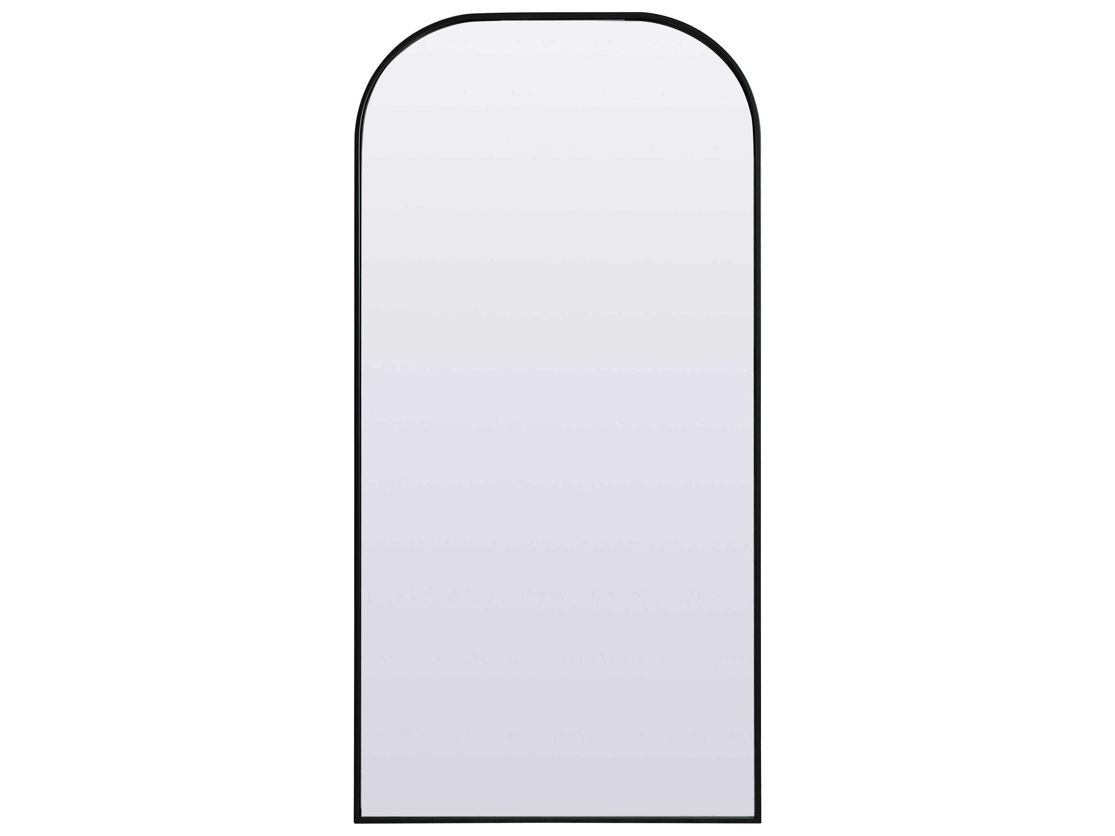 Blaire Black Arch Floor Mirror