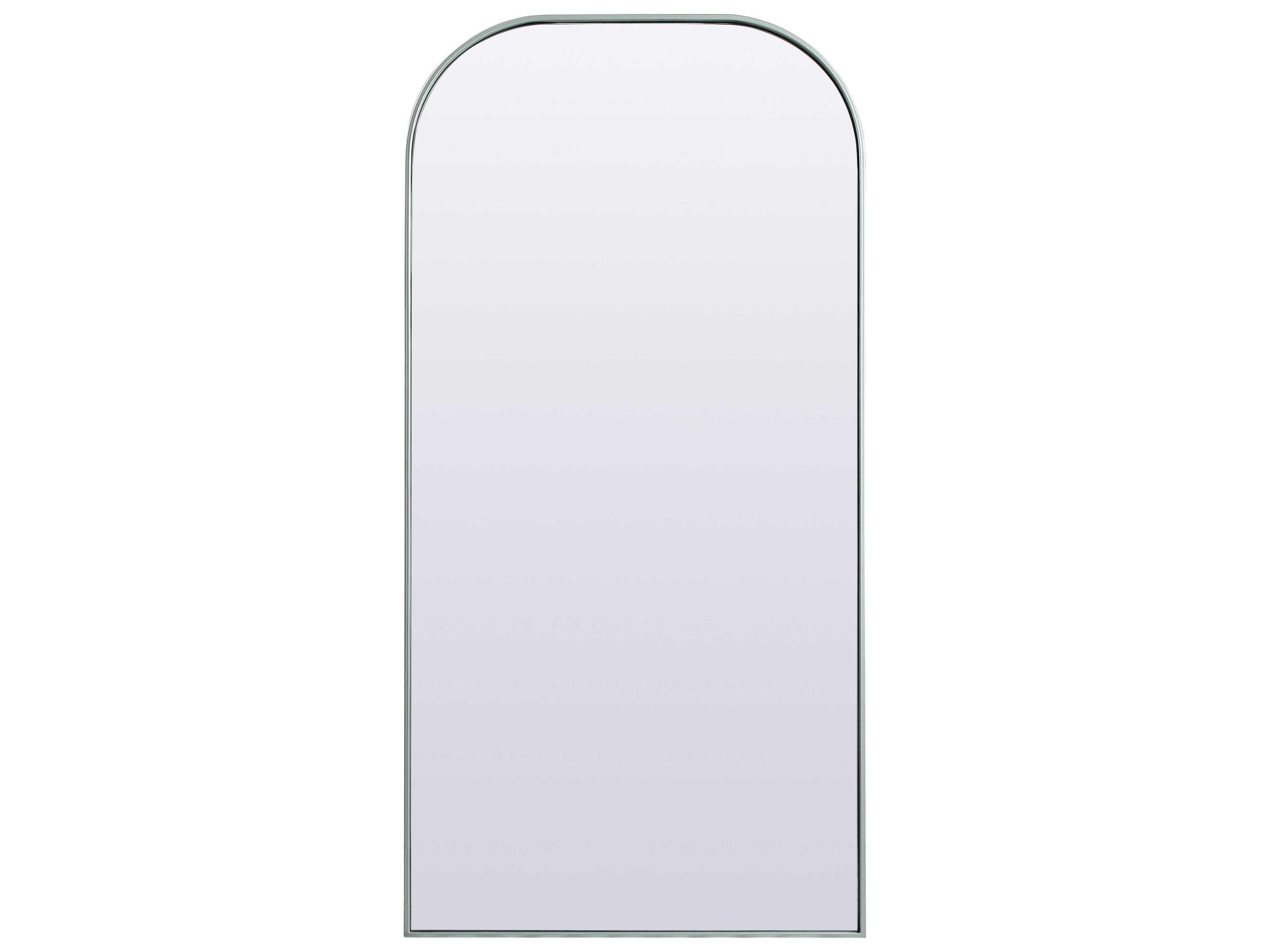 Blaire Silver Arch Floor Mirror