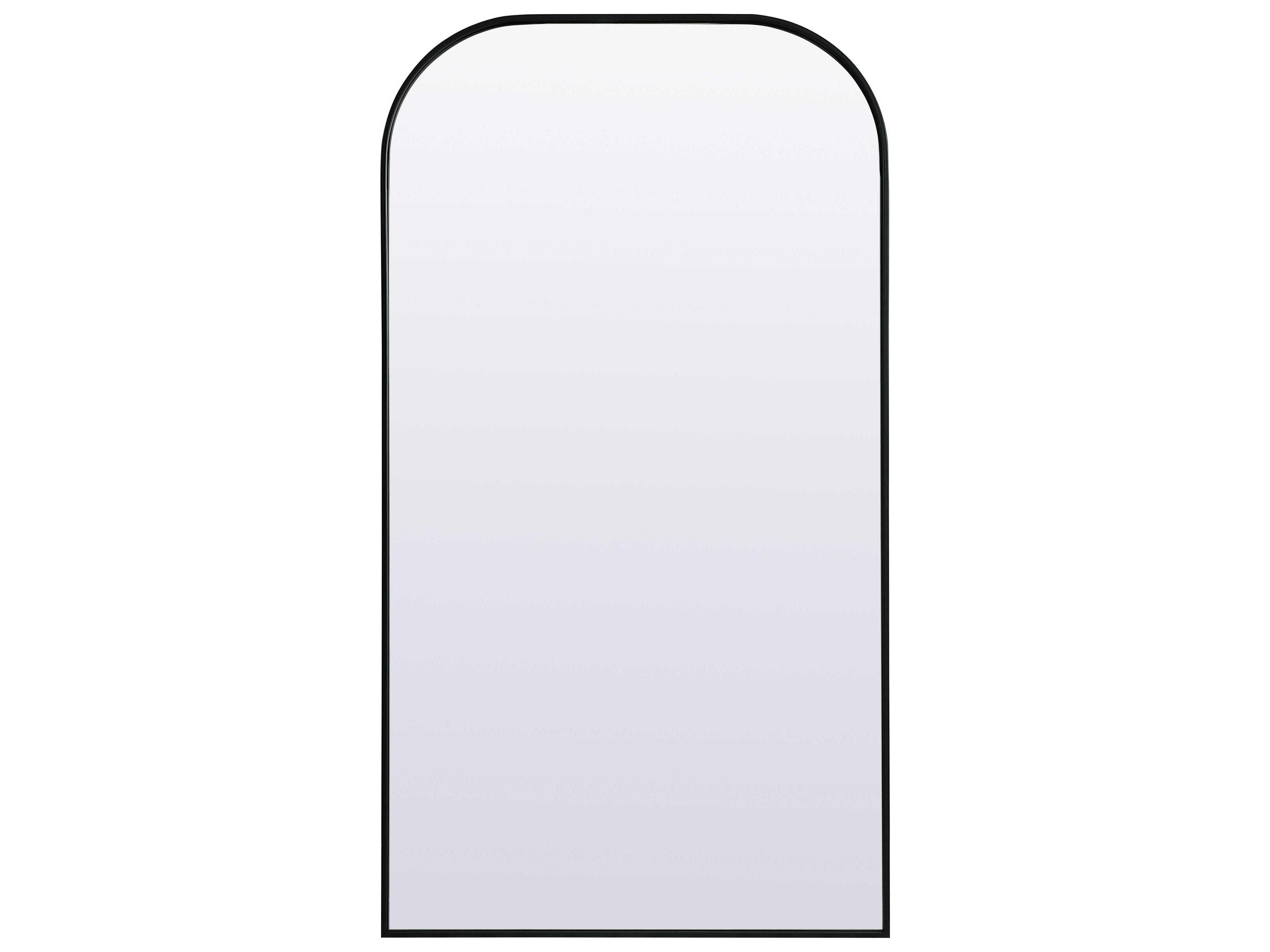 Blaire Black Arch Floor Mirror