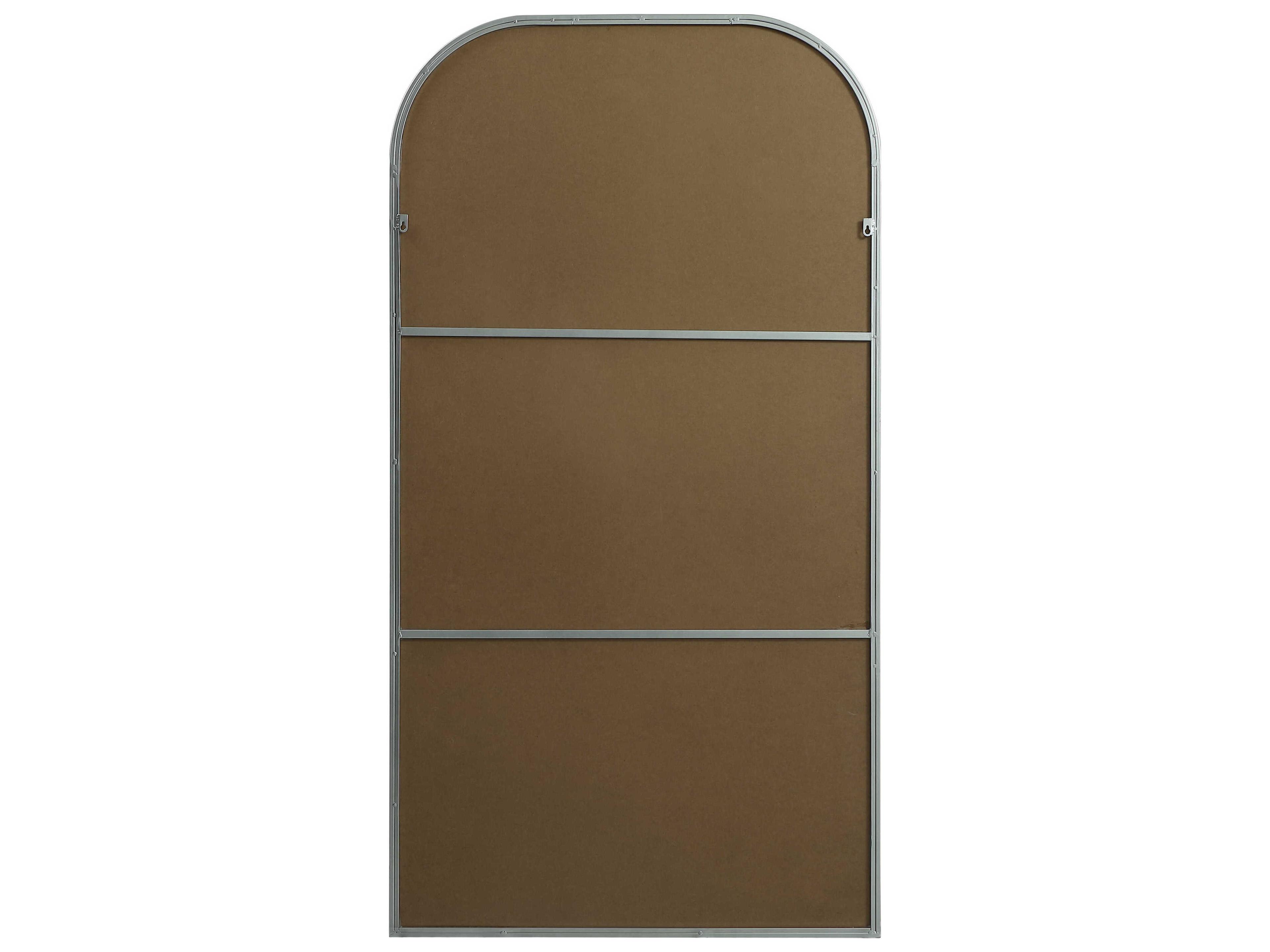 Elegant Lighting Blaire Silver Arch Floor Mirror