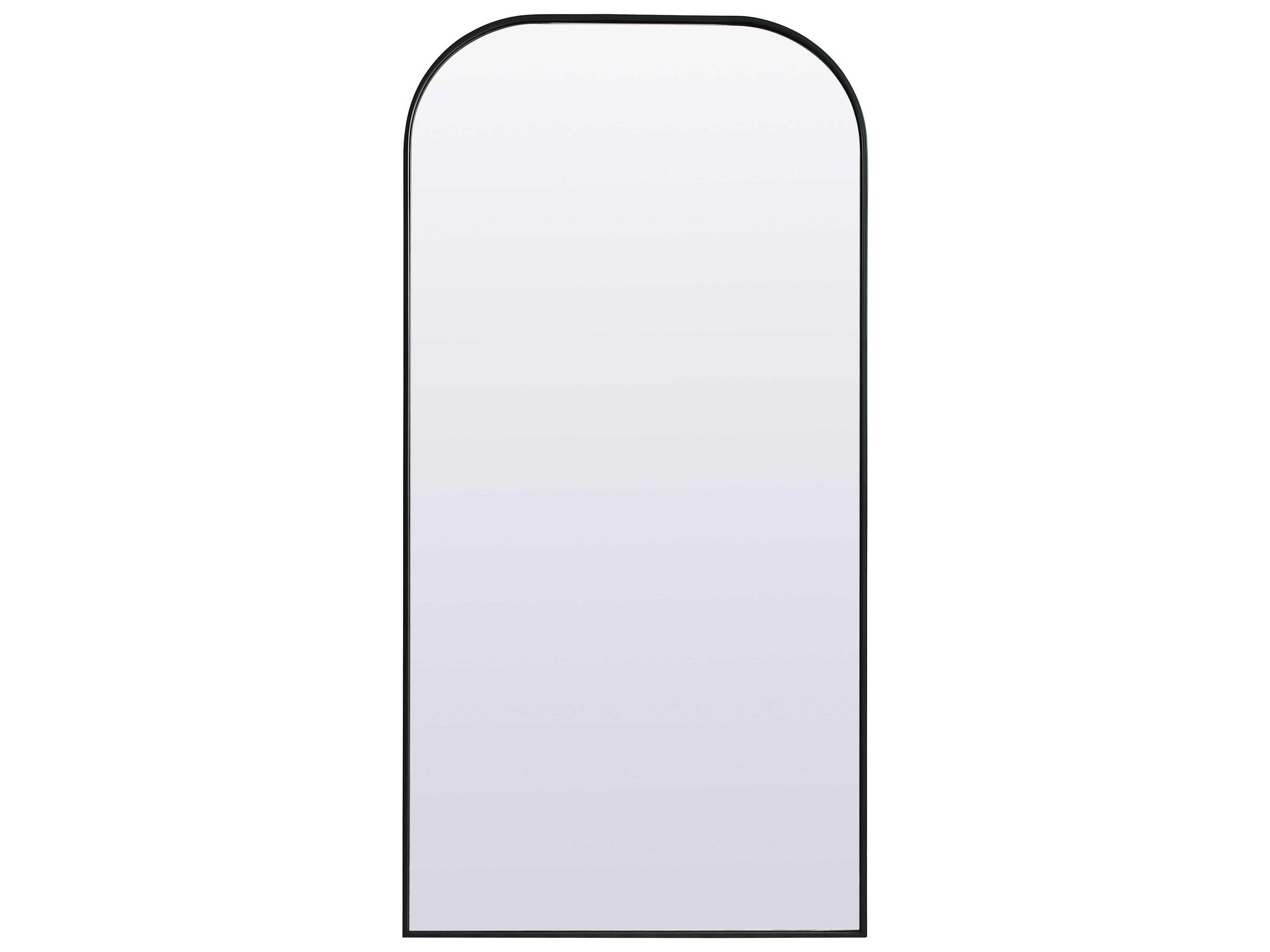 Blaire Black Arch Floor Mirror
