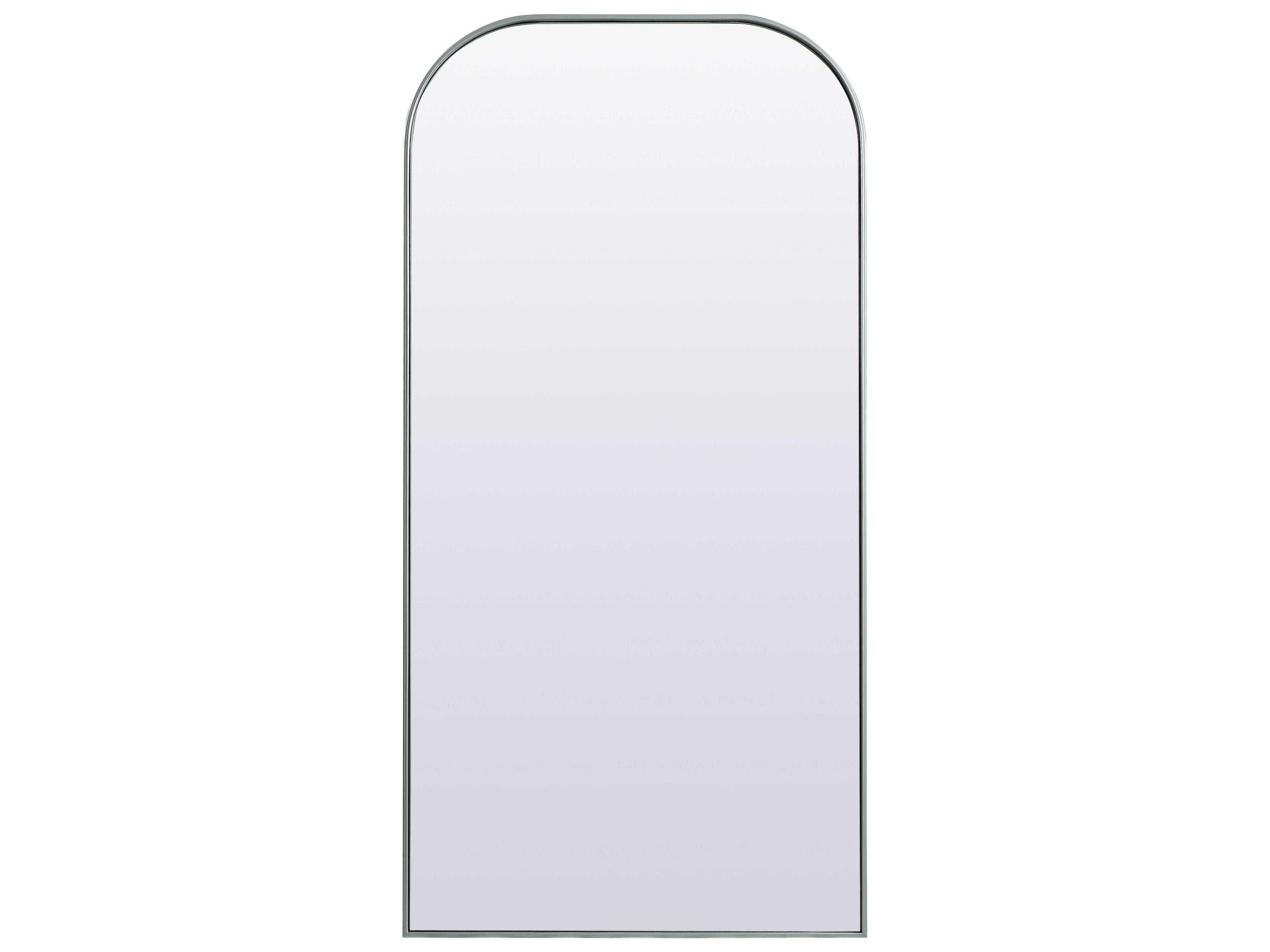 Blaire Silver Arch Floor Mirror
