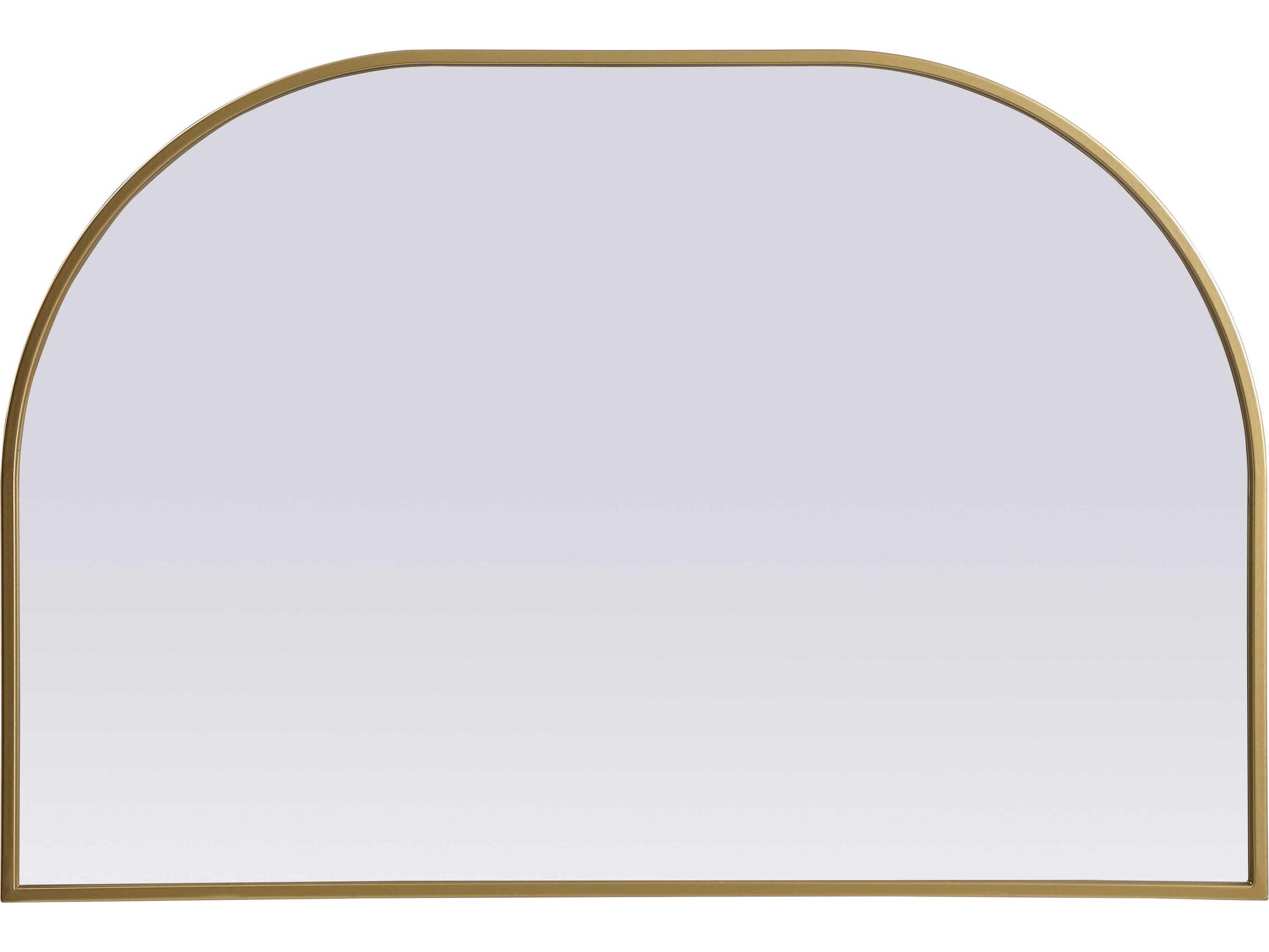Blaire Brass Arch Wall Mirror