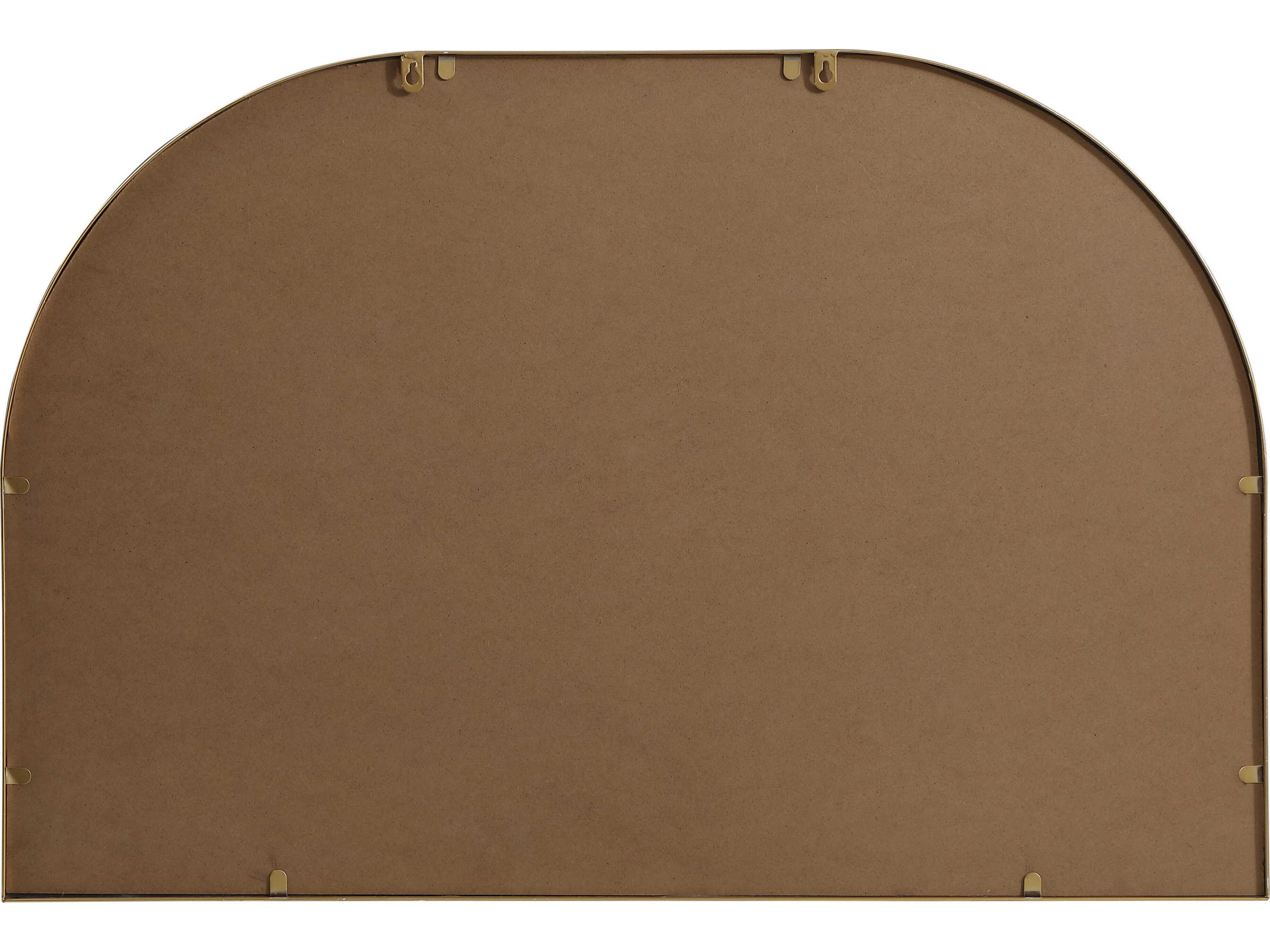 Elegant Lighting Blaire Brass Arch Wall Mirror