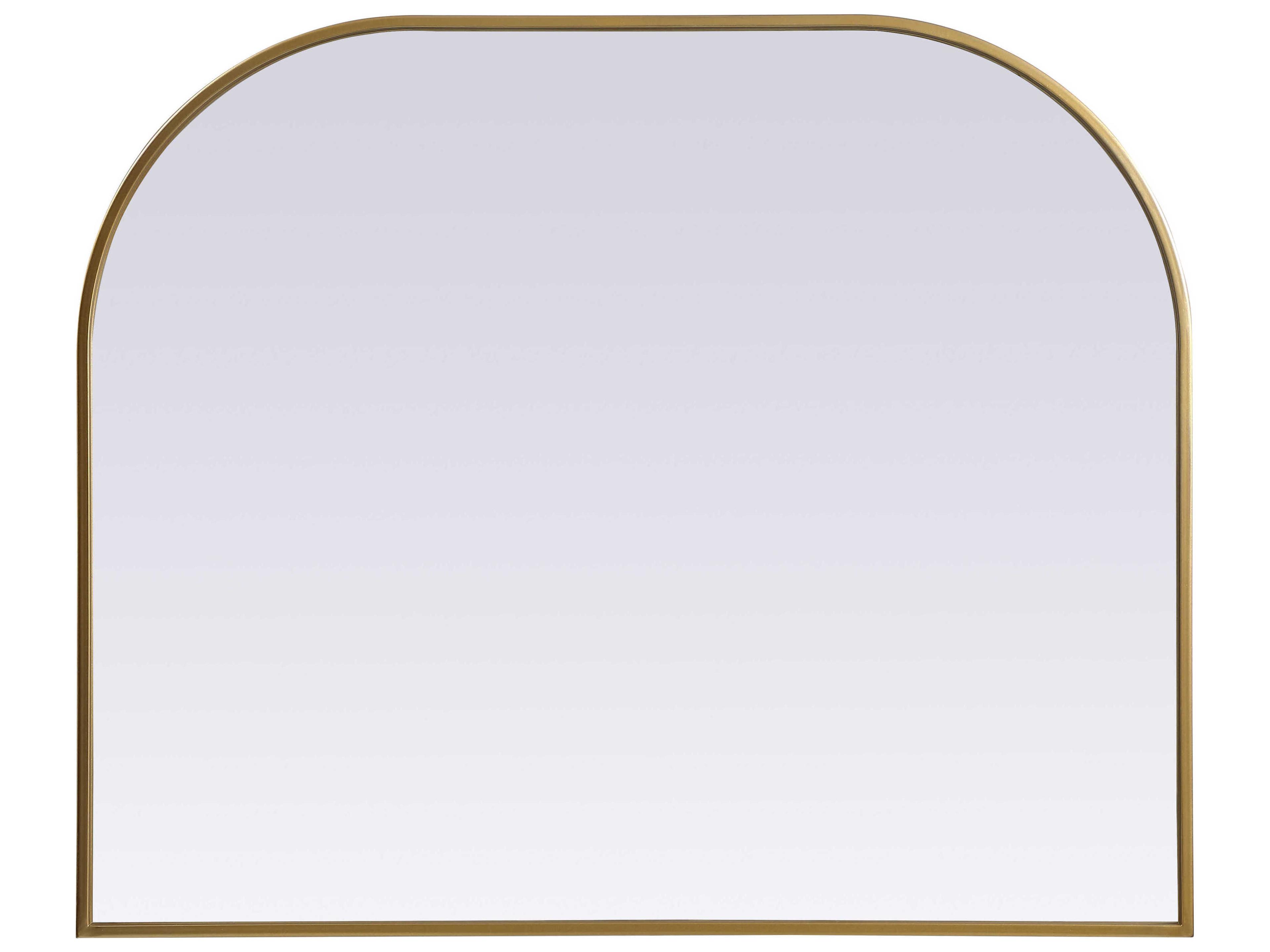Blaire Brass Arch Wall Mirror