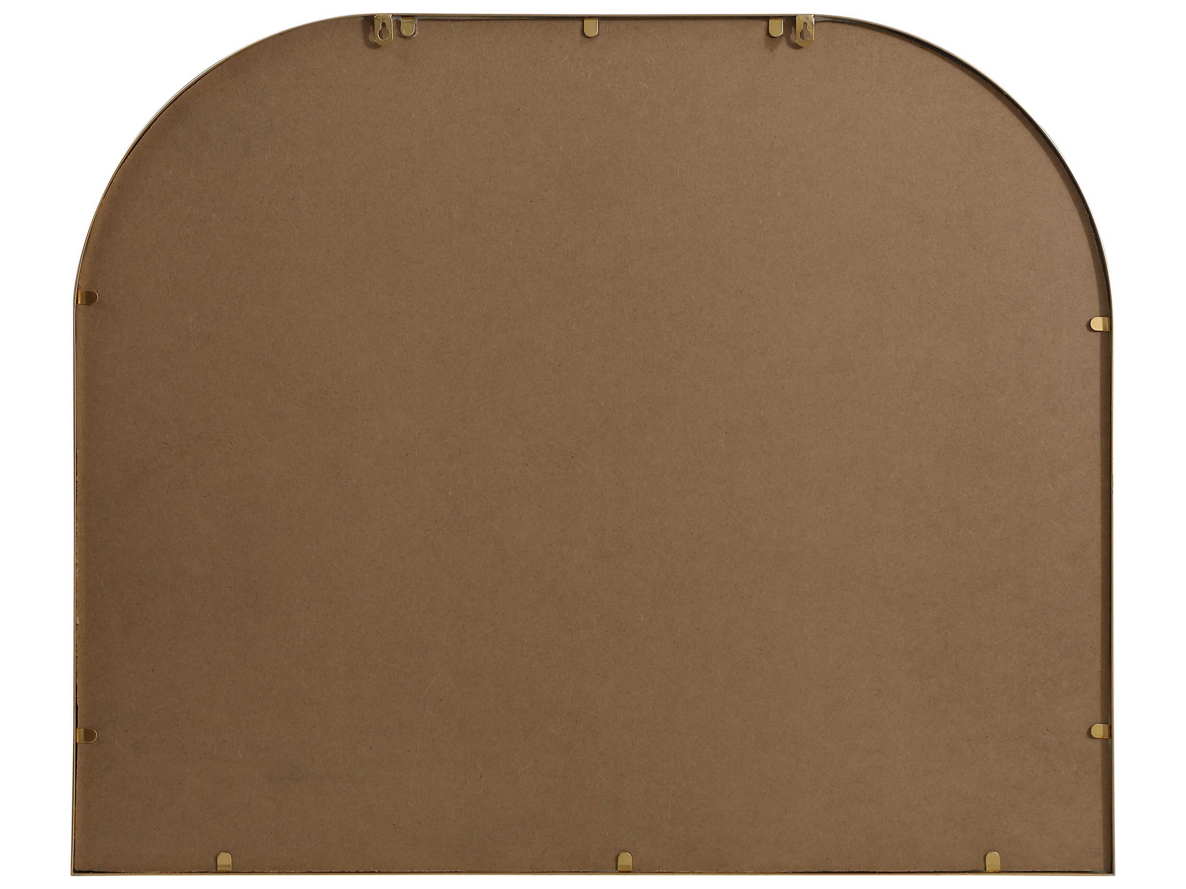 Elegant Lighting Blaire Brass Arch Wall Mirror