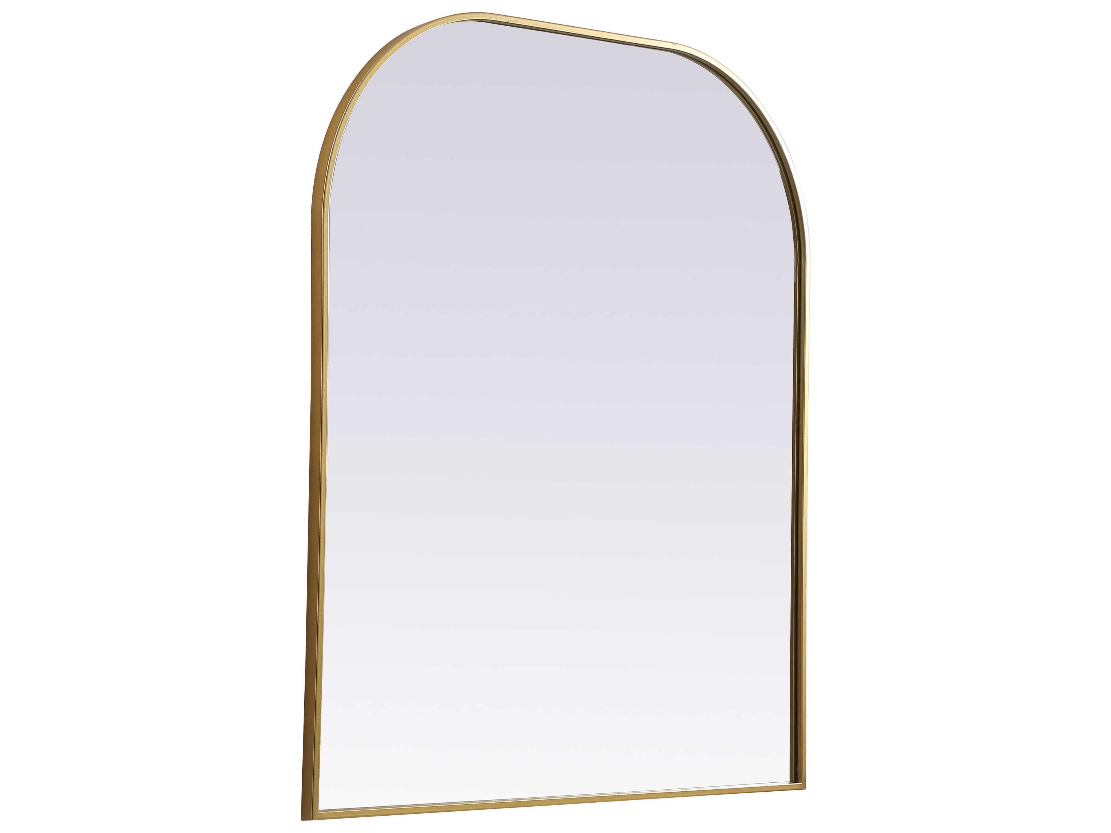 Elegant Lighting Blaire Brass Arch Wall Mirror