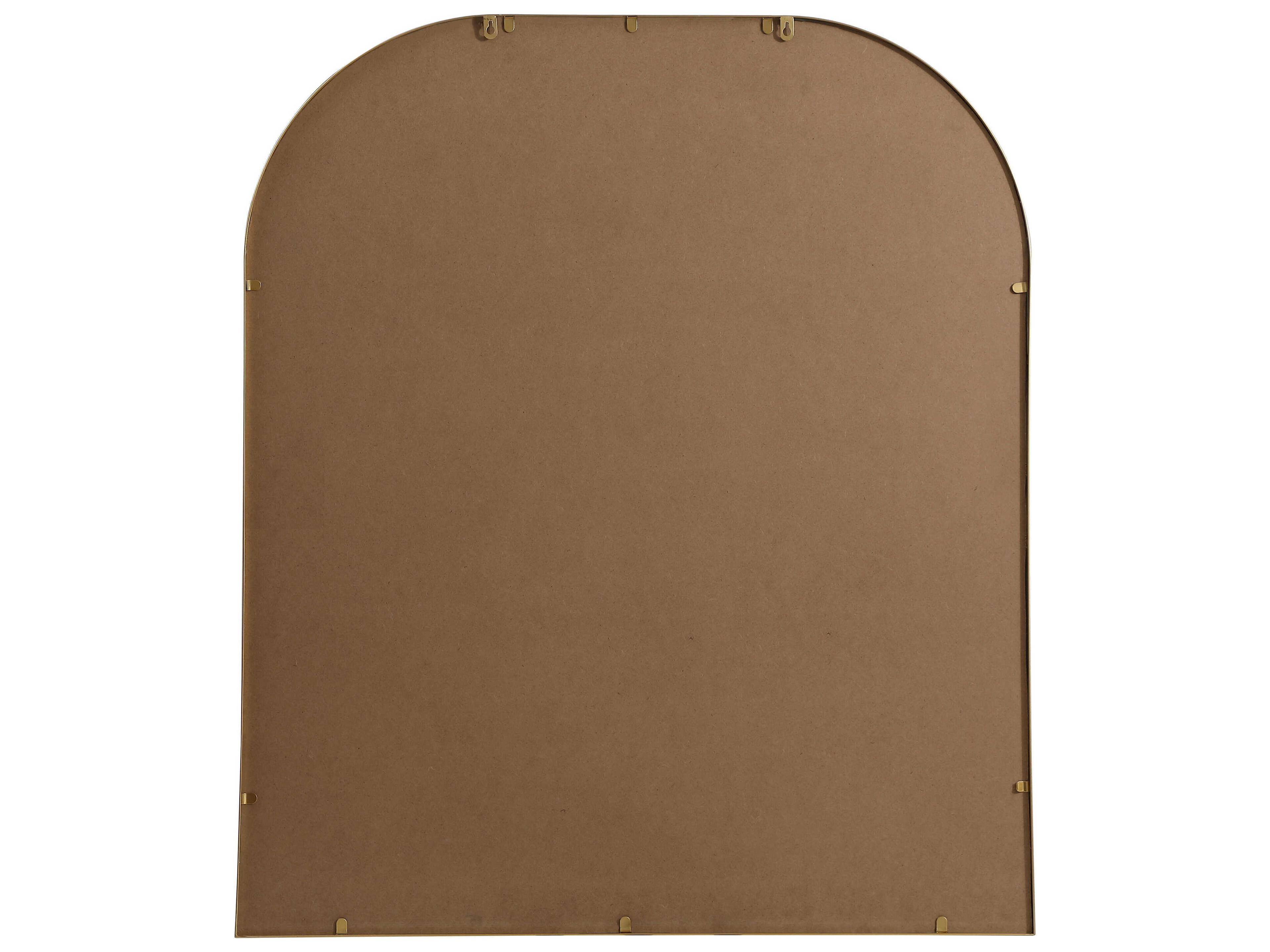 Elegant Lighting Blaire Brass Arch Wall Mirror