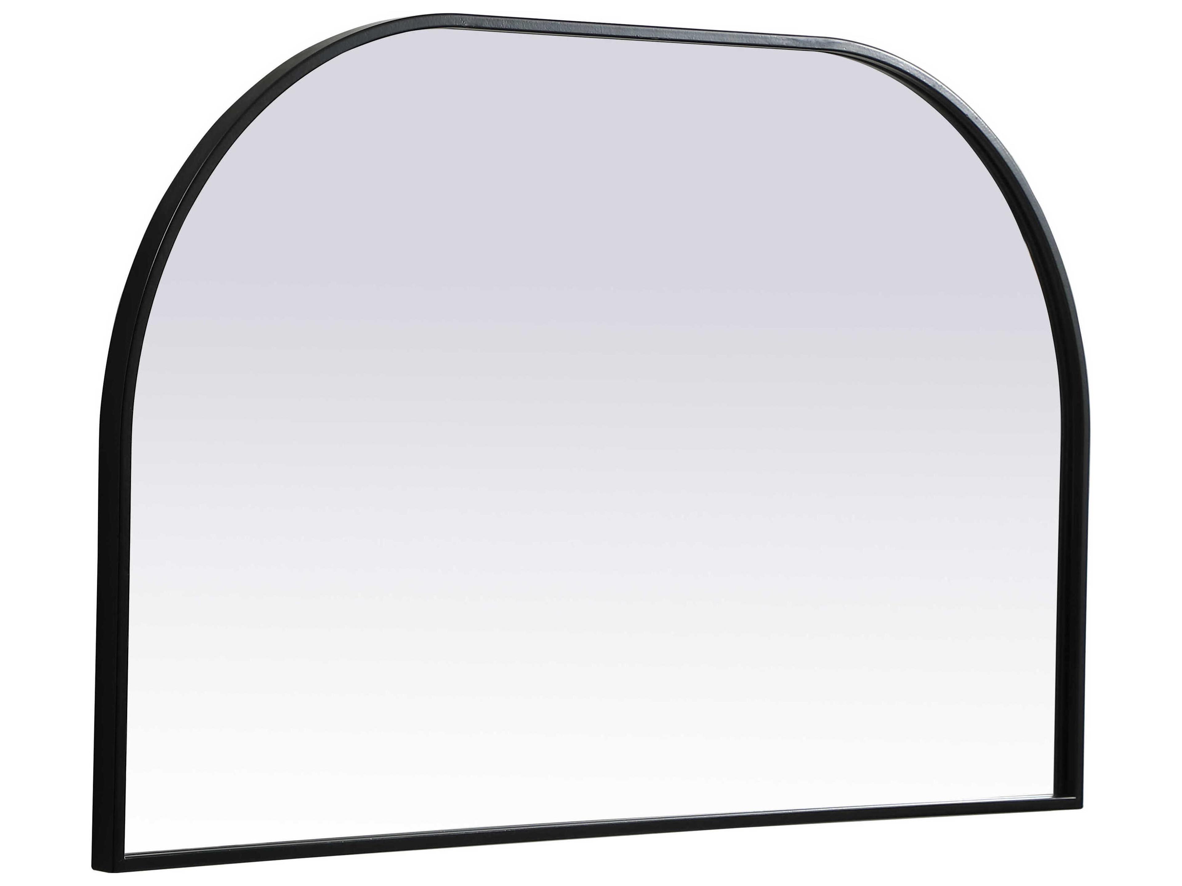 Elegant Lighting Blaire Black Arch Wall Mirror