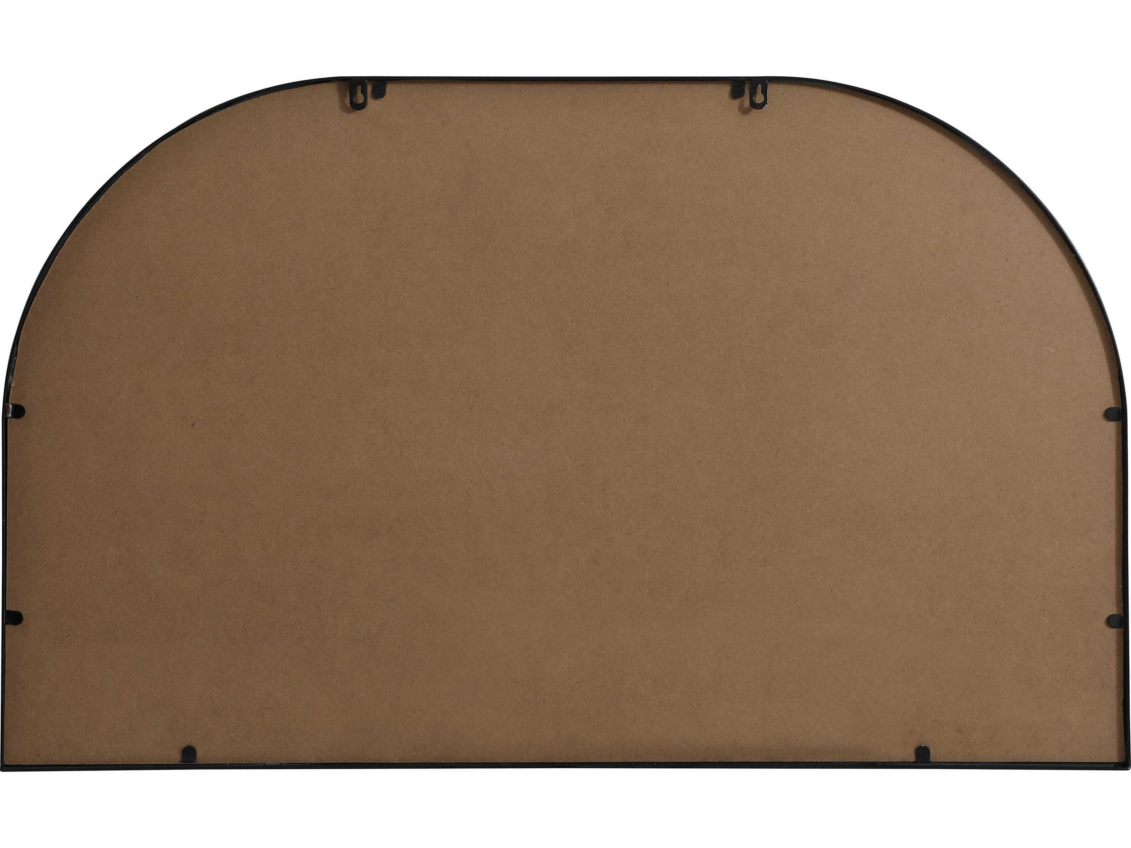 Elegant Lighting Blaire Black Arch Wall Mirror