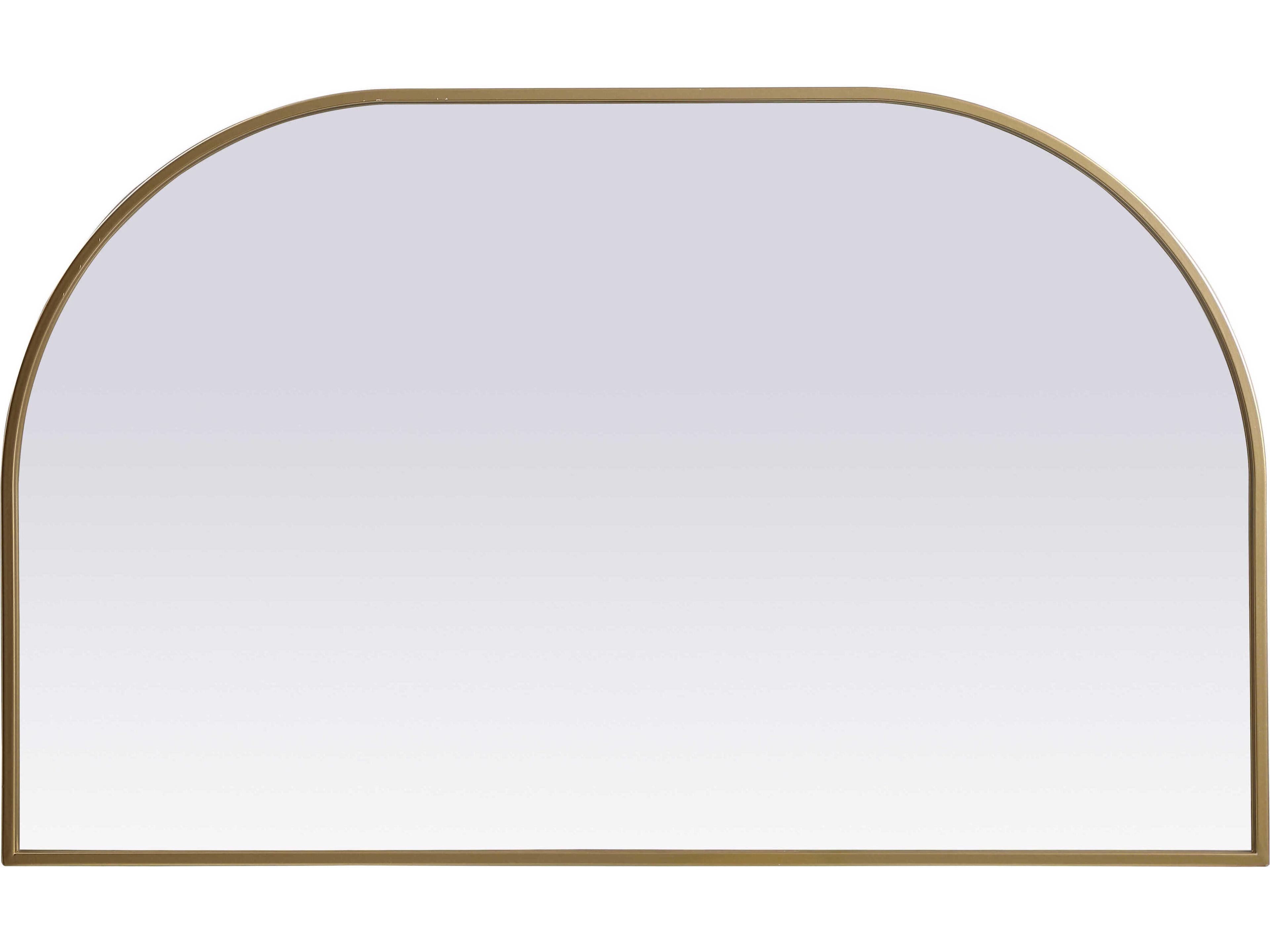 Blaire Brass Arch Wall Mirror