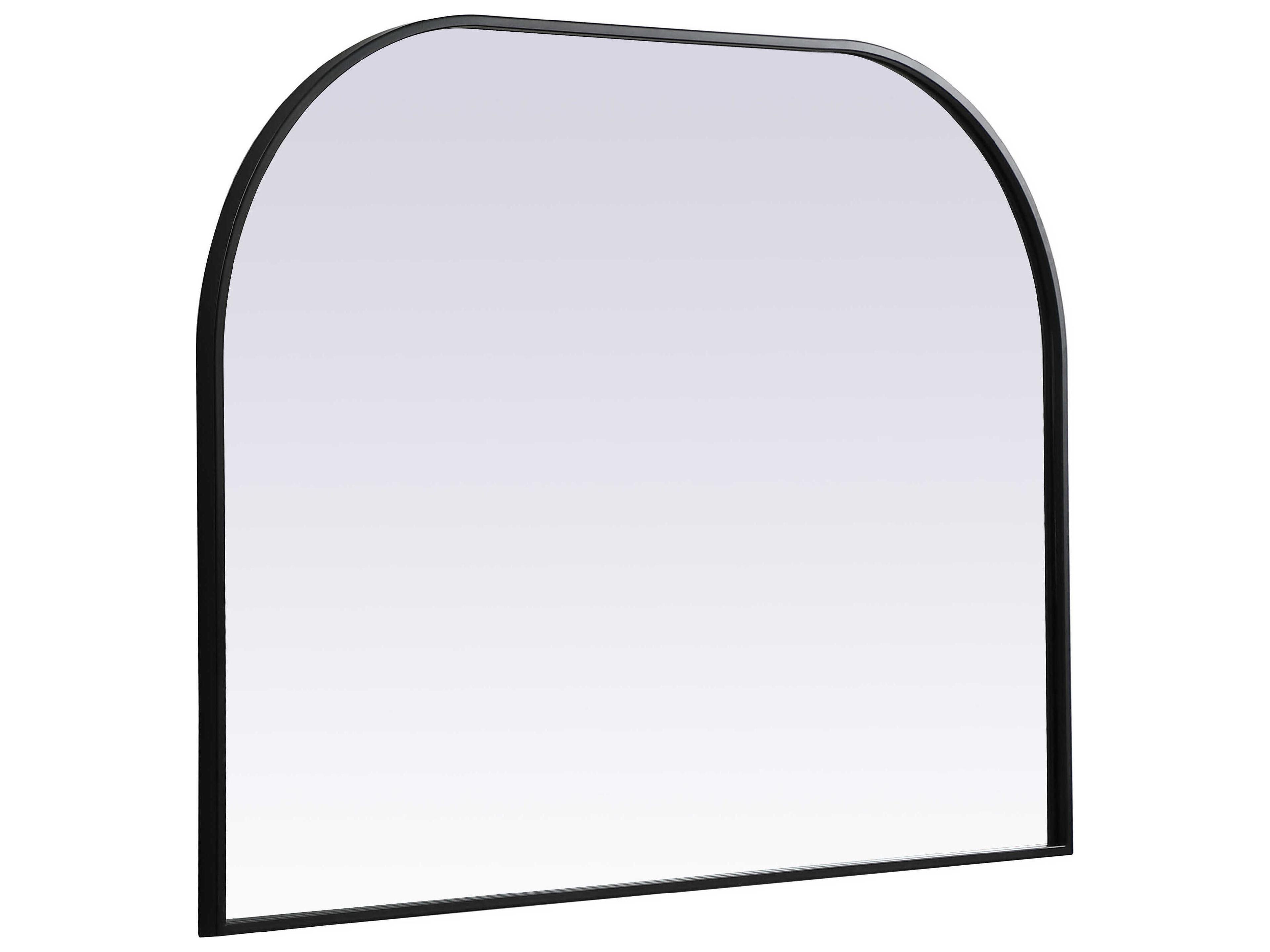 Elegant Lighting Blaire Black Arch Wall Mirror