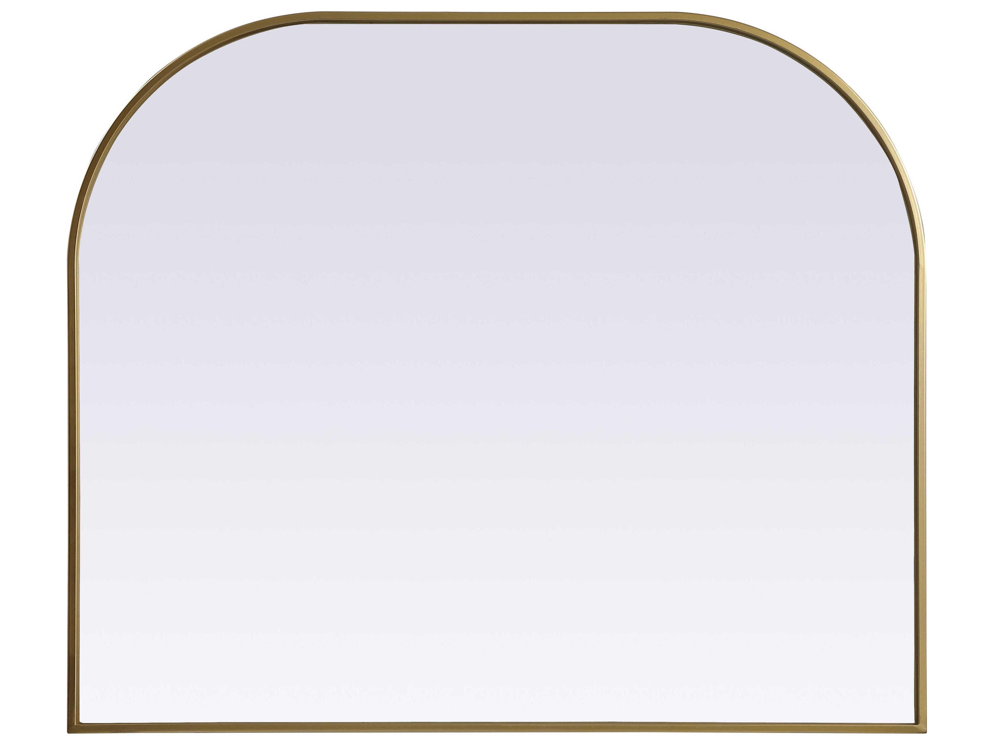Blaire Brass Arch Wall Mirror