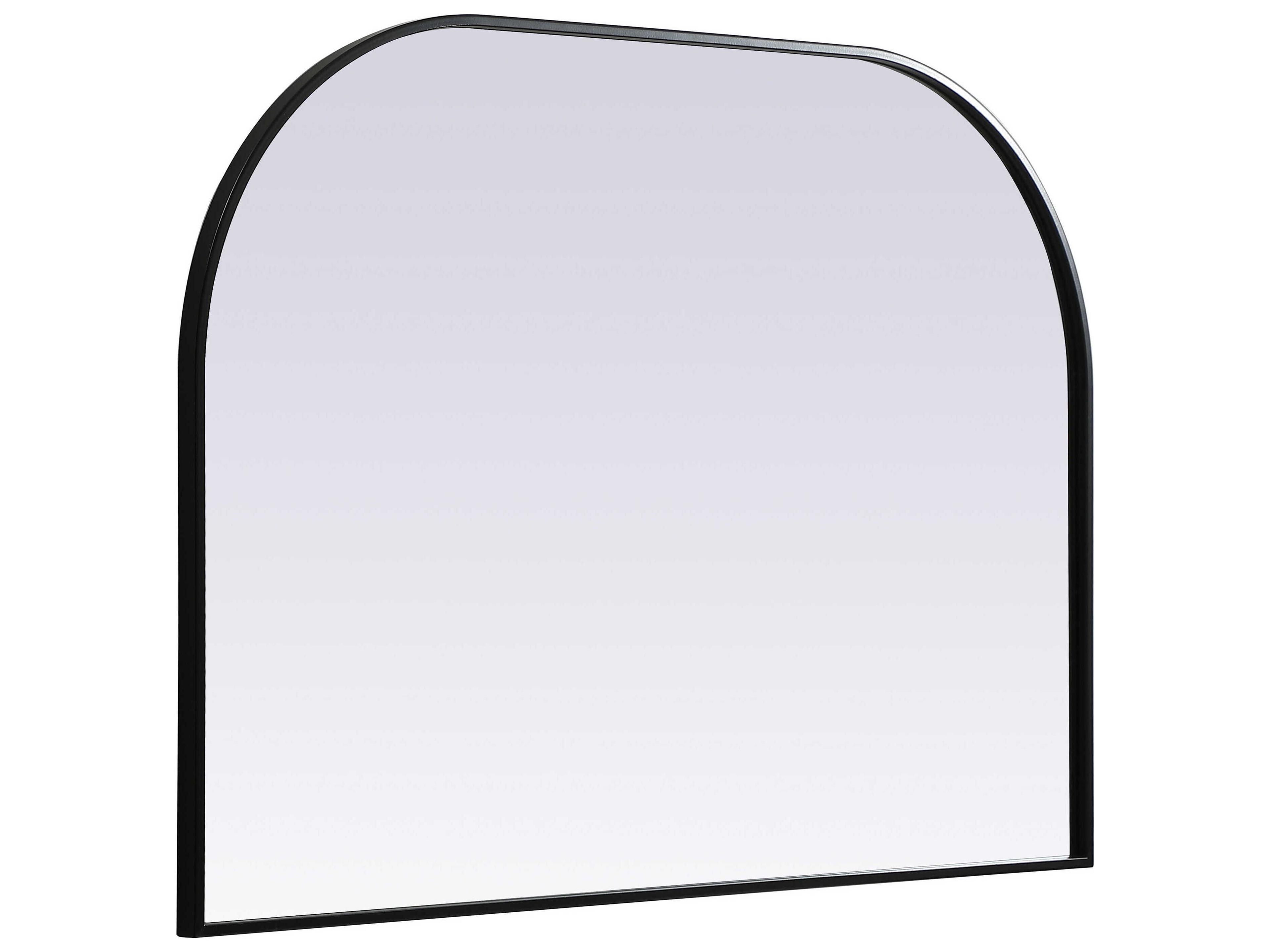 Elegant Lighting Blaire Black Arch Wall Mirror