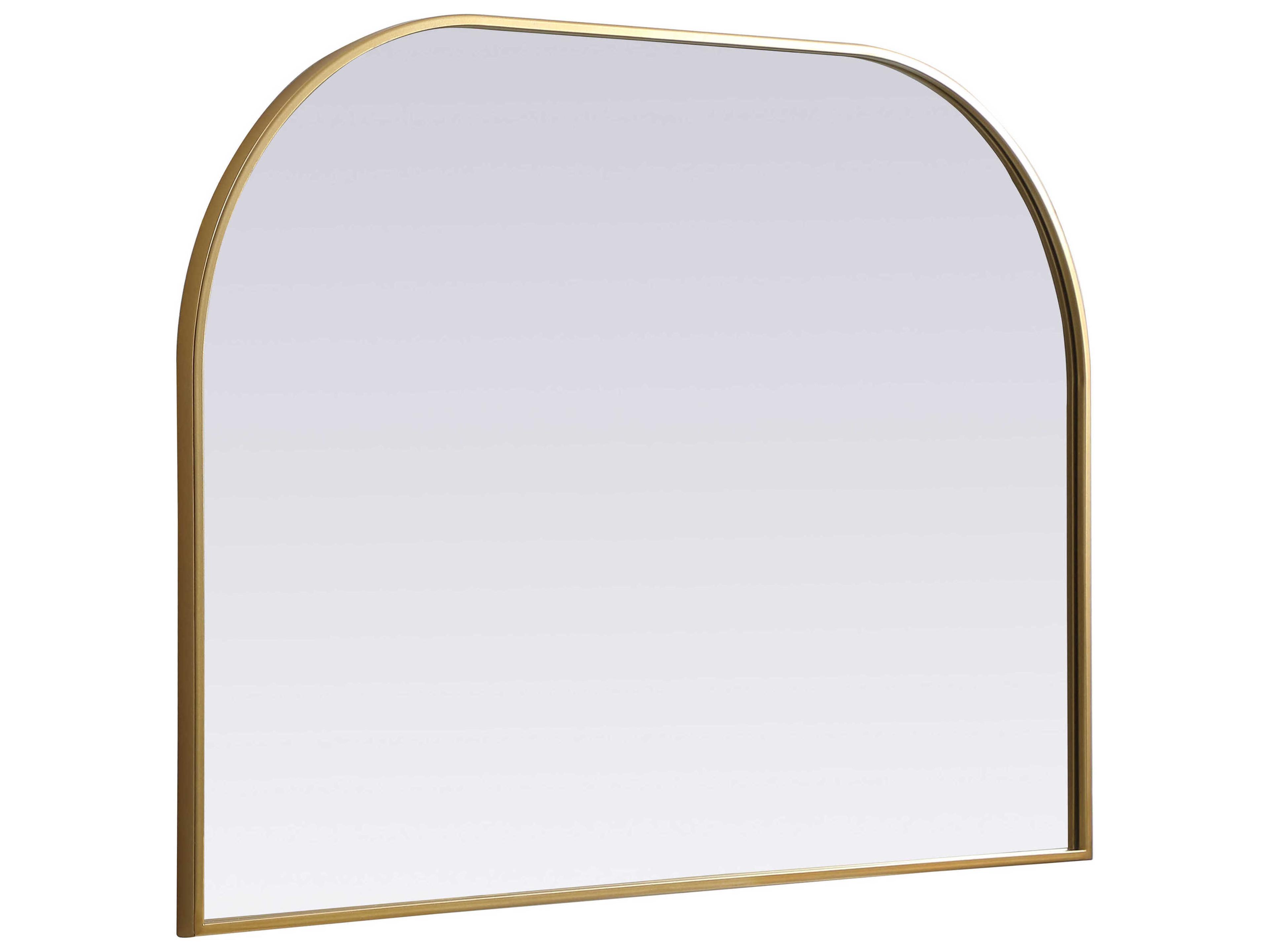 Elegant Lighting Blaire Brass Arch Wall Mirror