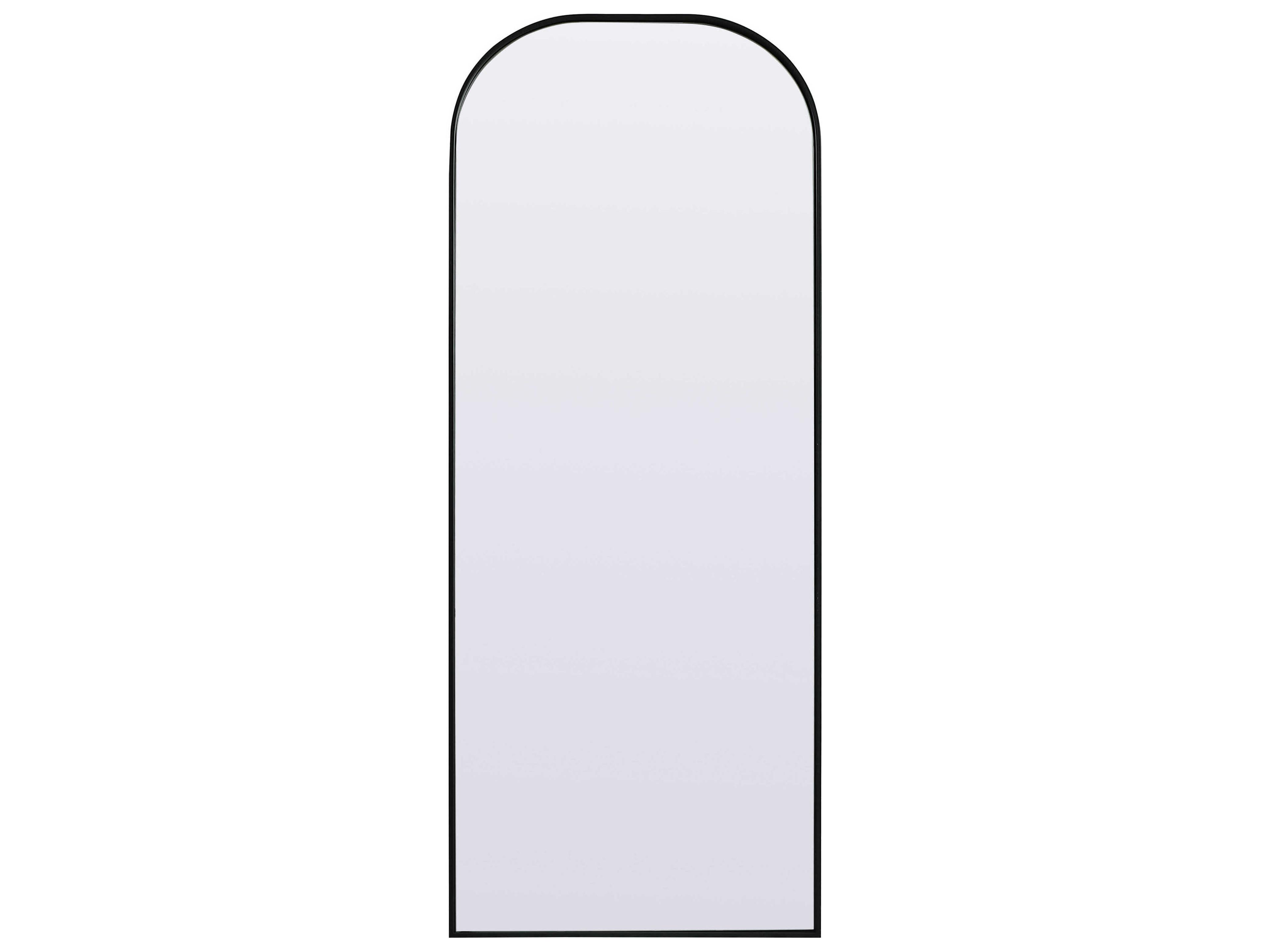 Blaire Black Arch Floor Mirror