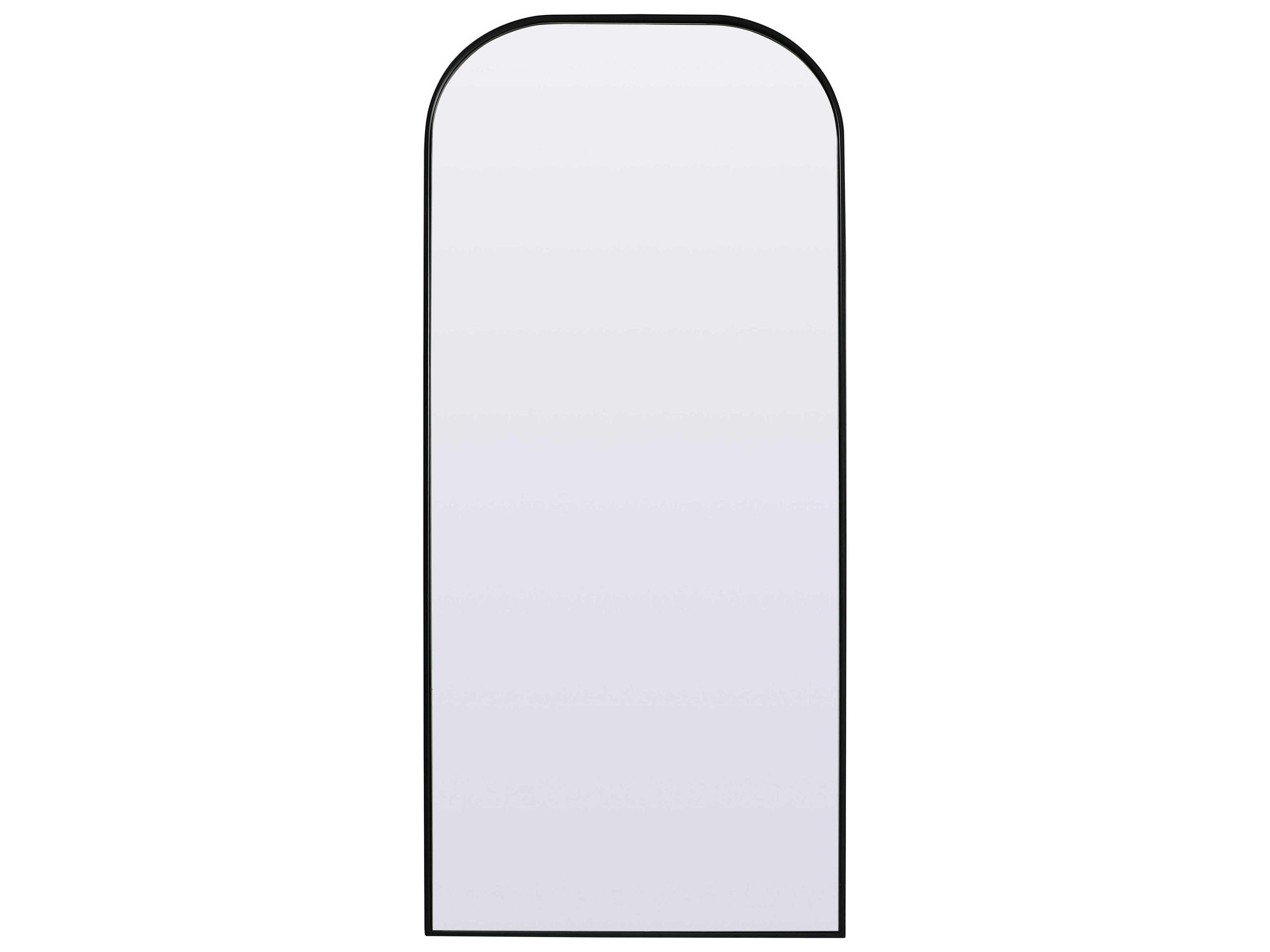 Blaire Black Arch Floor Mirror