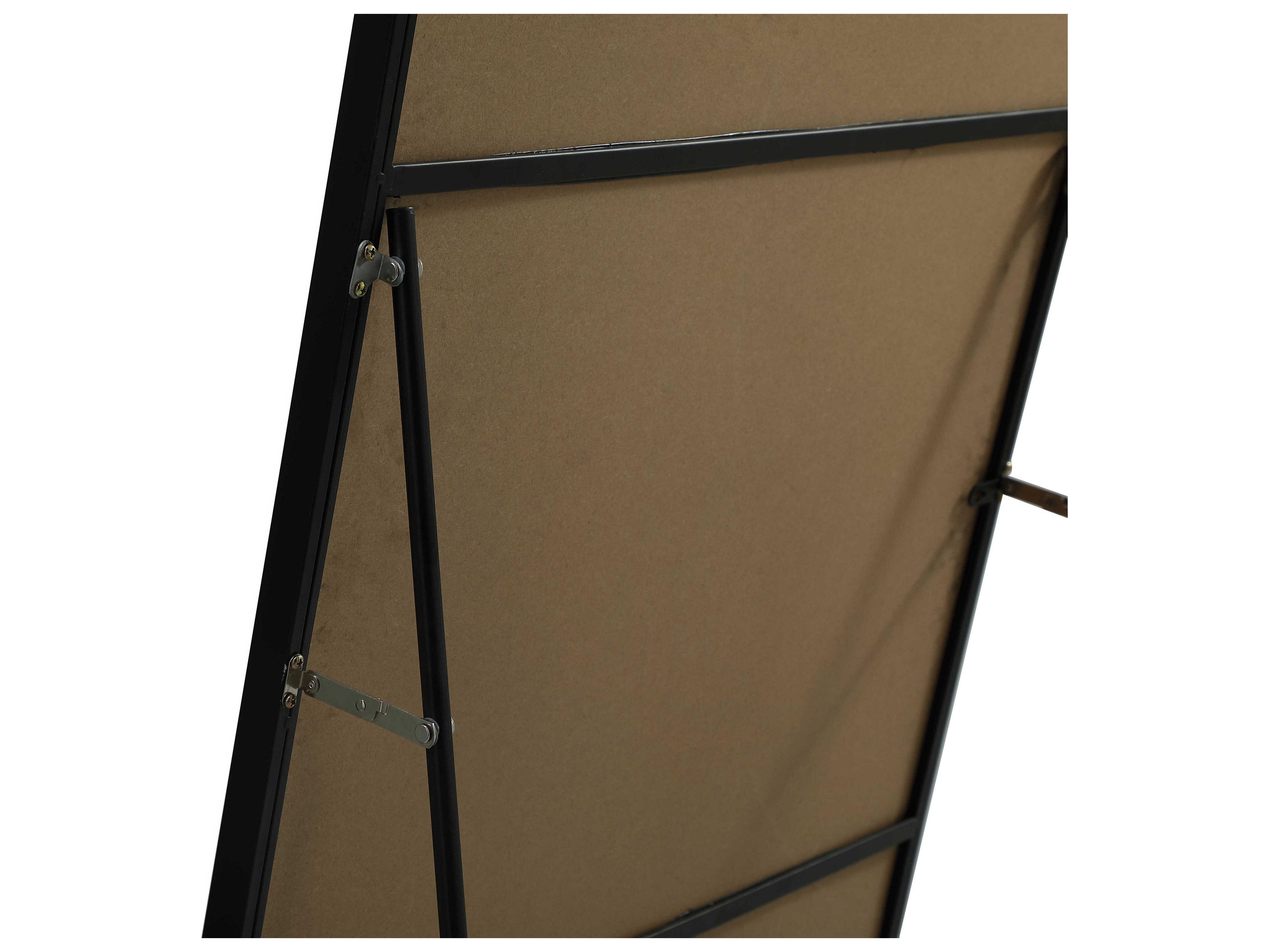 Elegant Lighting Blaire Black Arch Floor Mirror