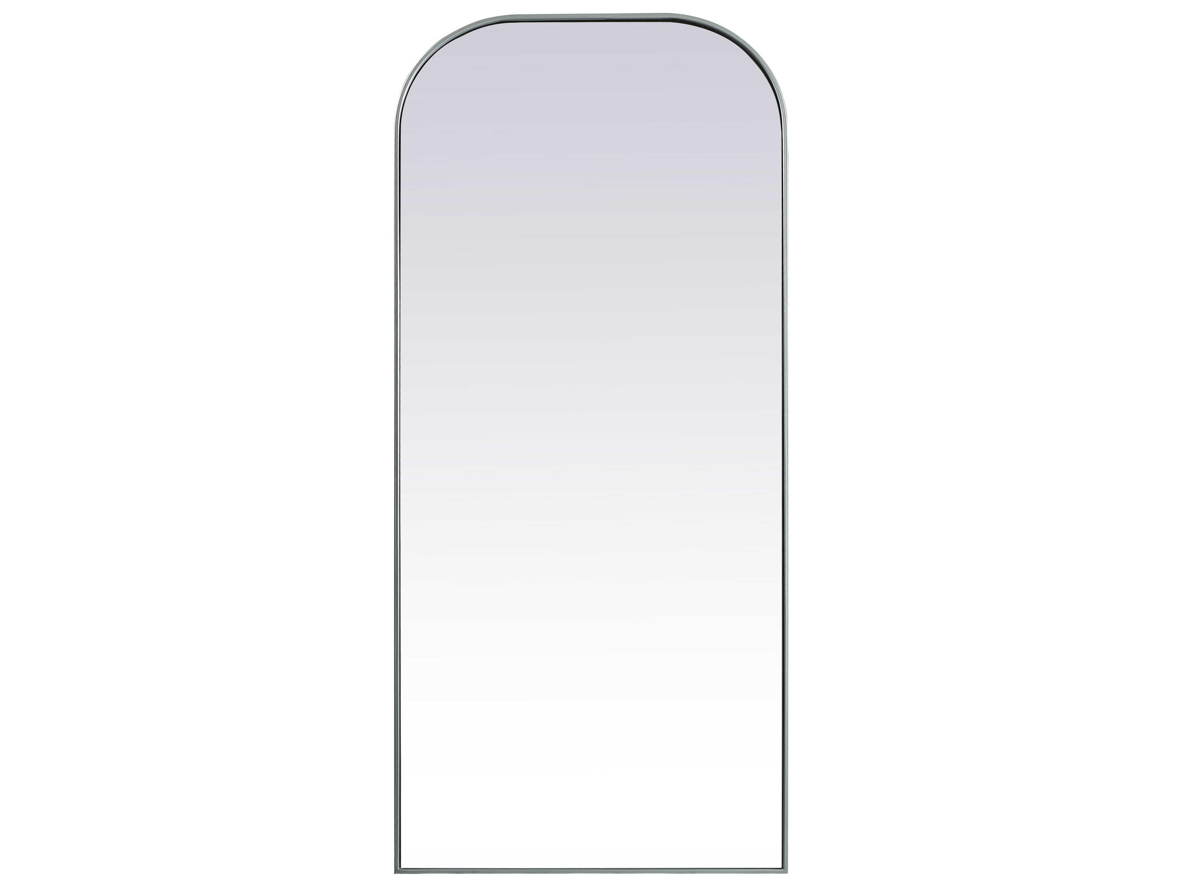Blaire Silver Arch Floor Mirror