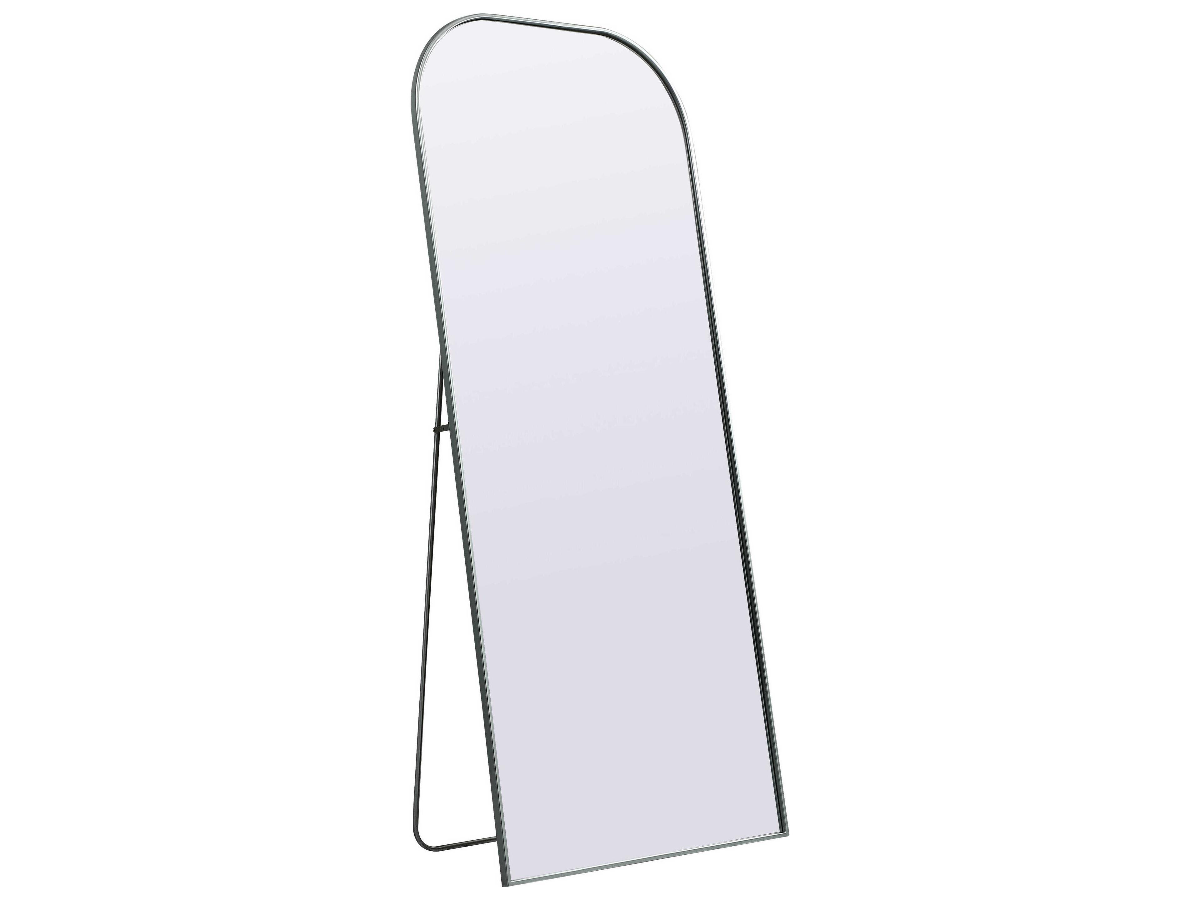 Elegant Lighting Blaire Silver Arch Floor Mirror