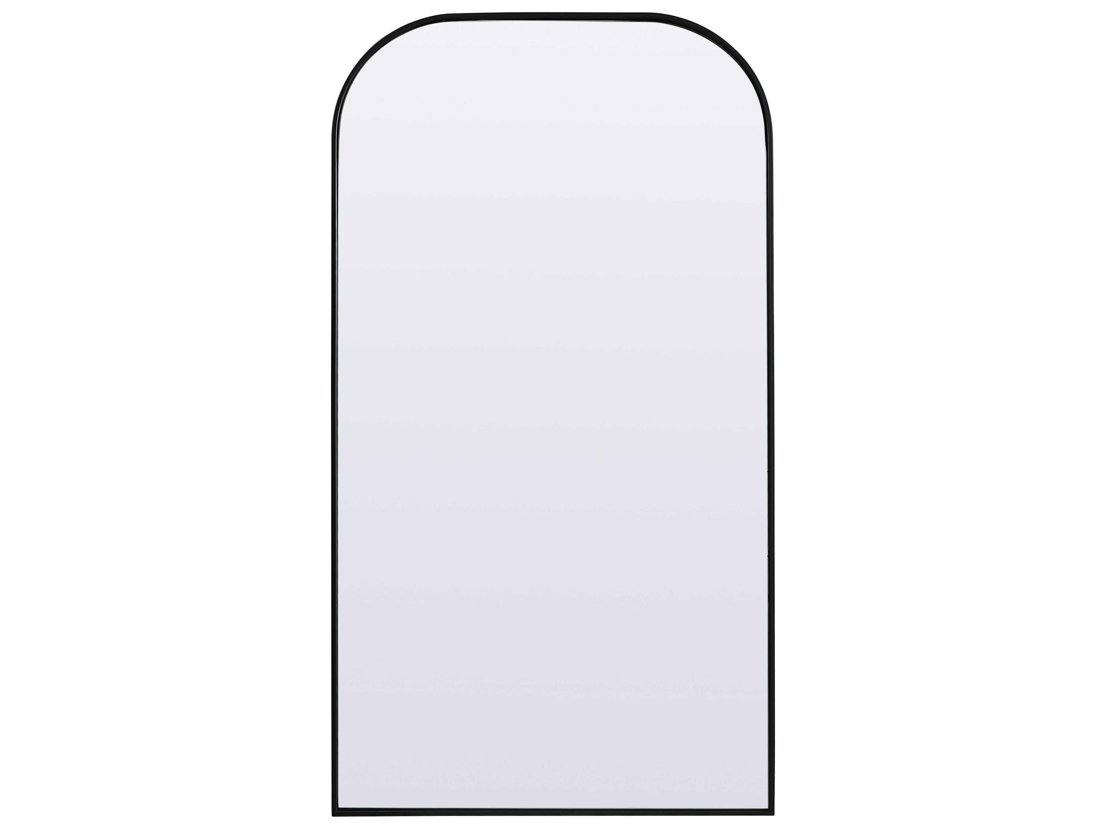 Blaire Black Arch Floor Mirror
