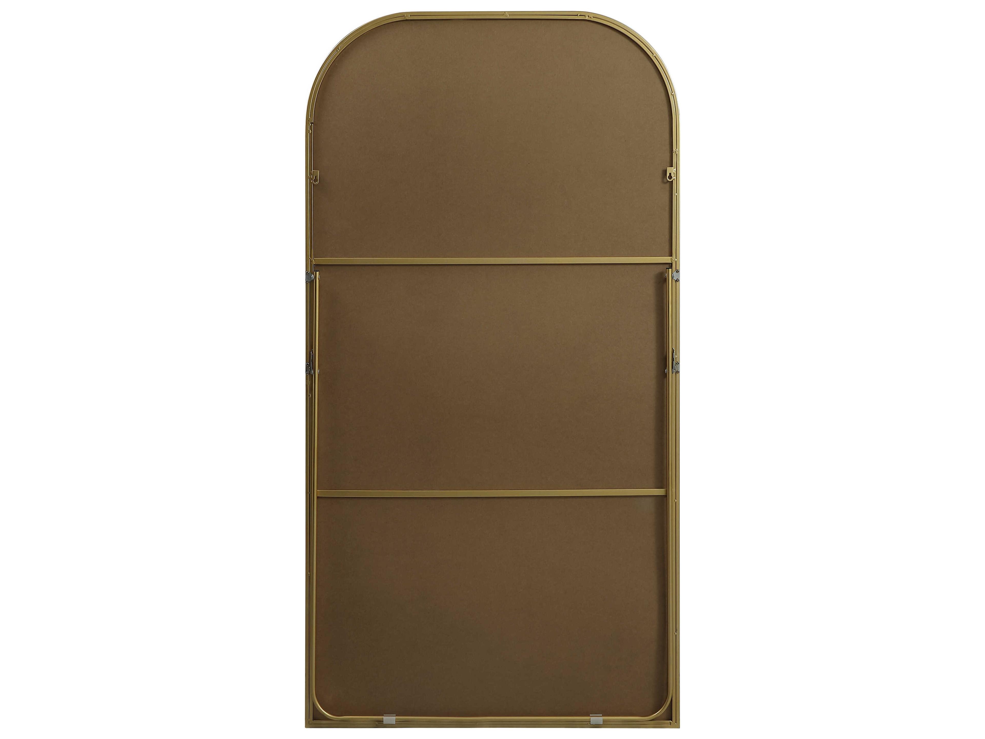 Elegant Lighting Blaire Brass Arch Floor Mirror