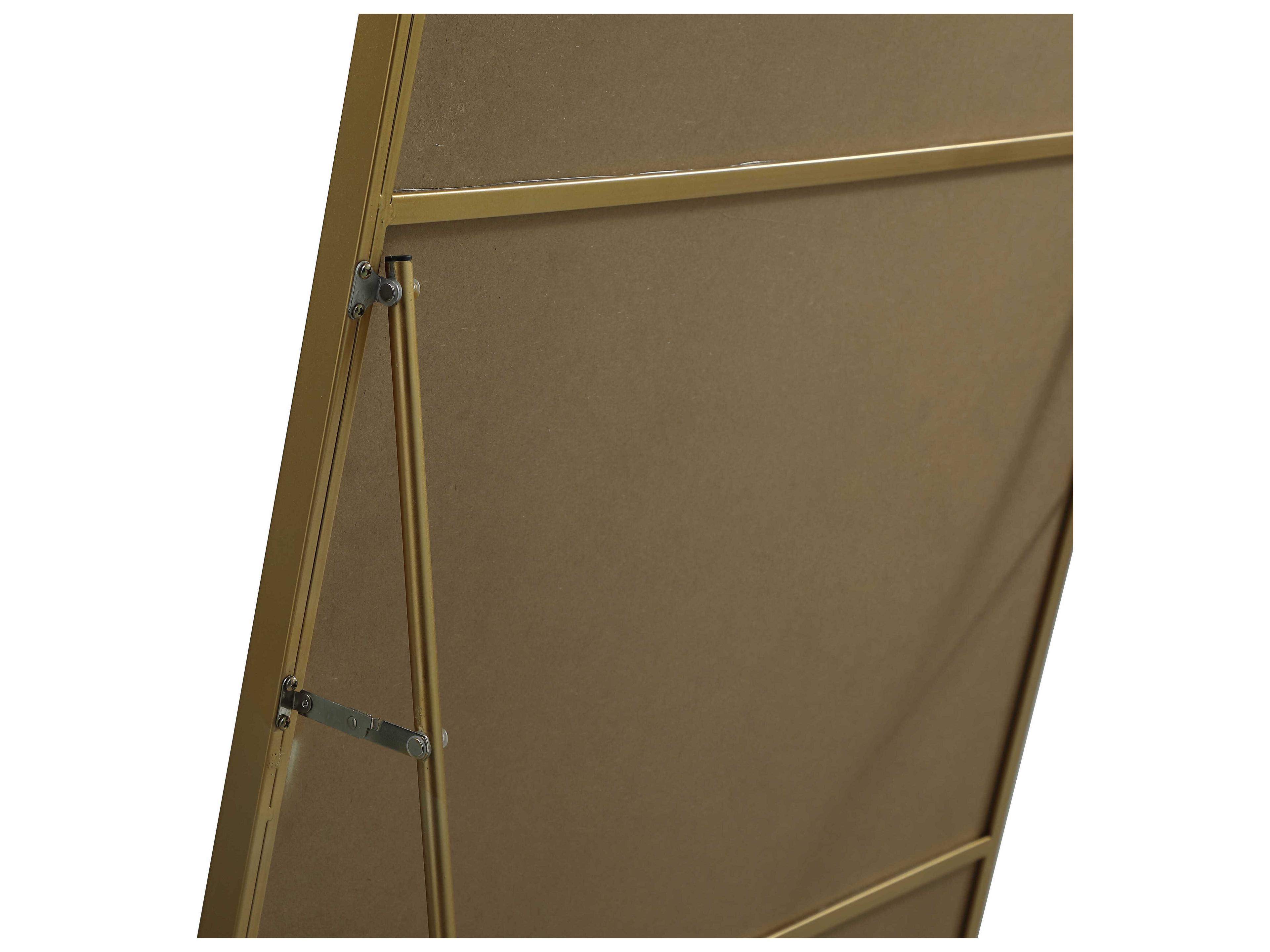 Elegant Lighting Blaire Brass Arch Floor Mirror