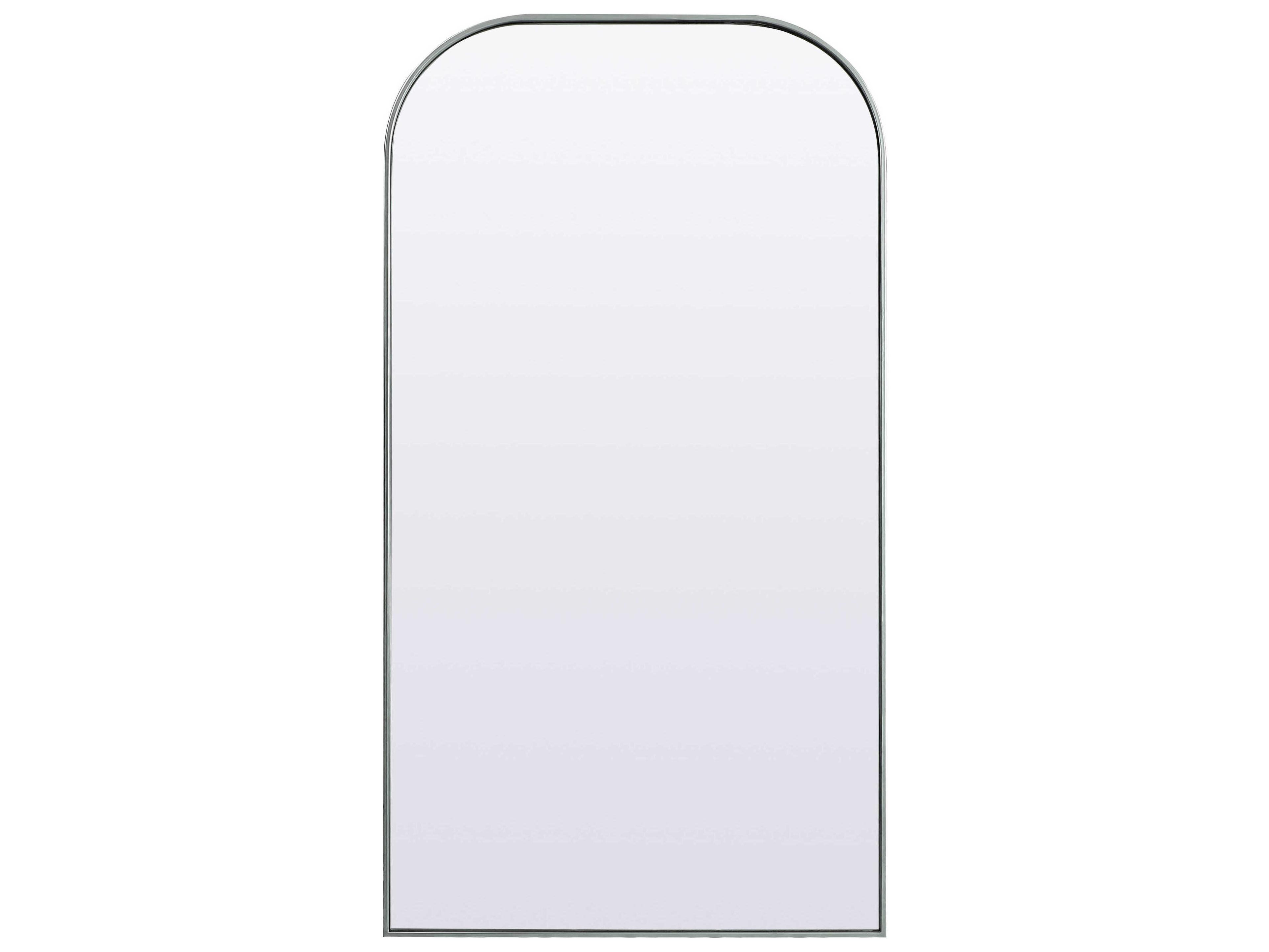 Blaire Silver Arch Floor Mirror