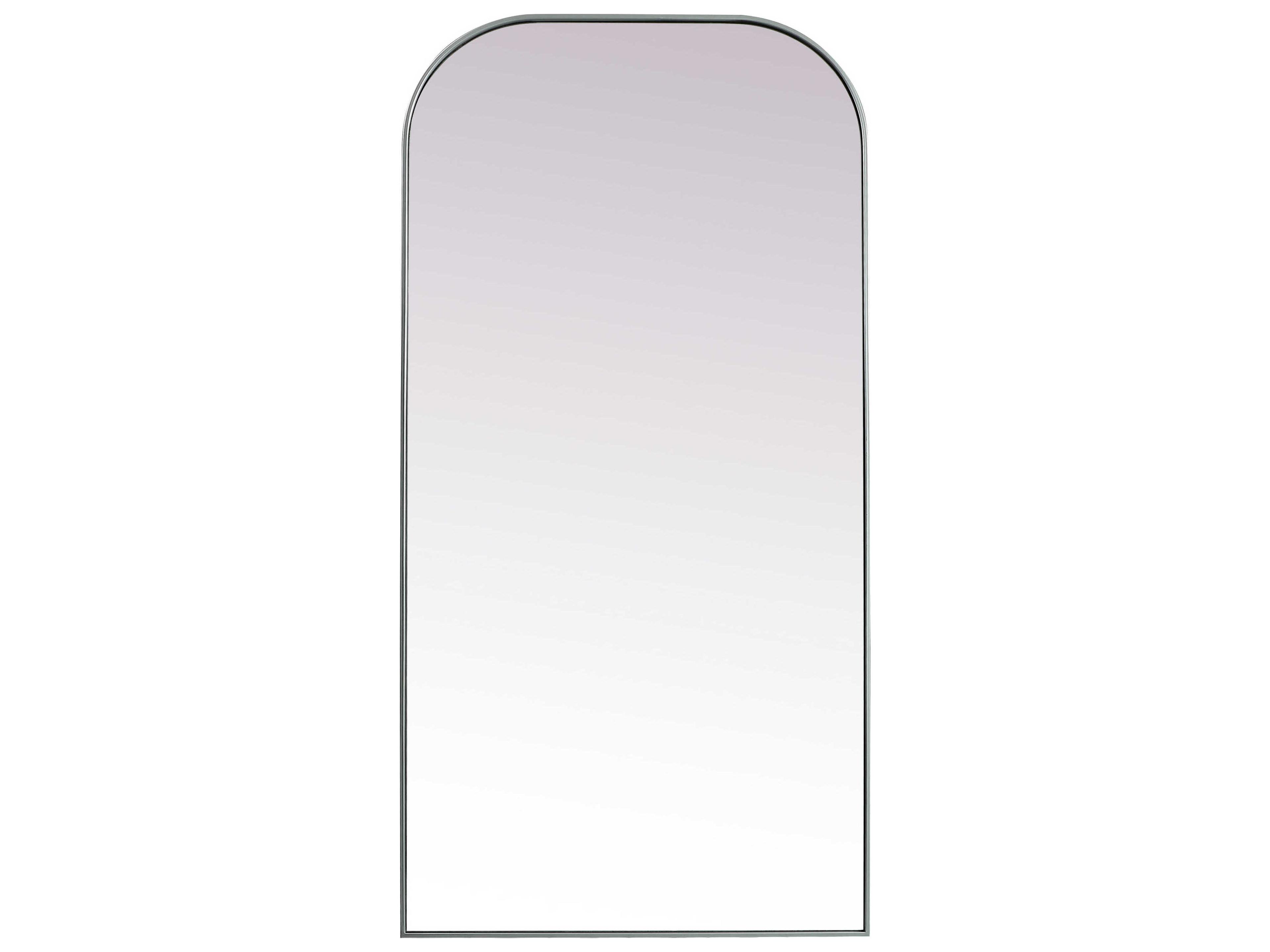 Blaire Silver Arch Floor Mirror