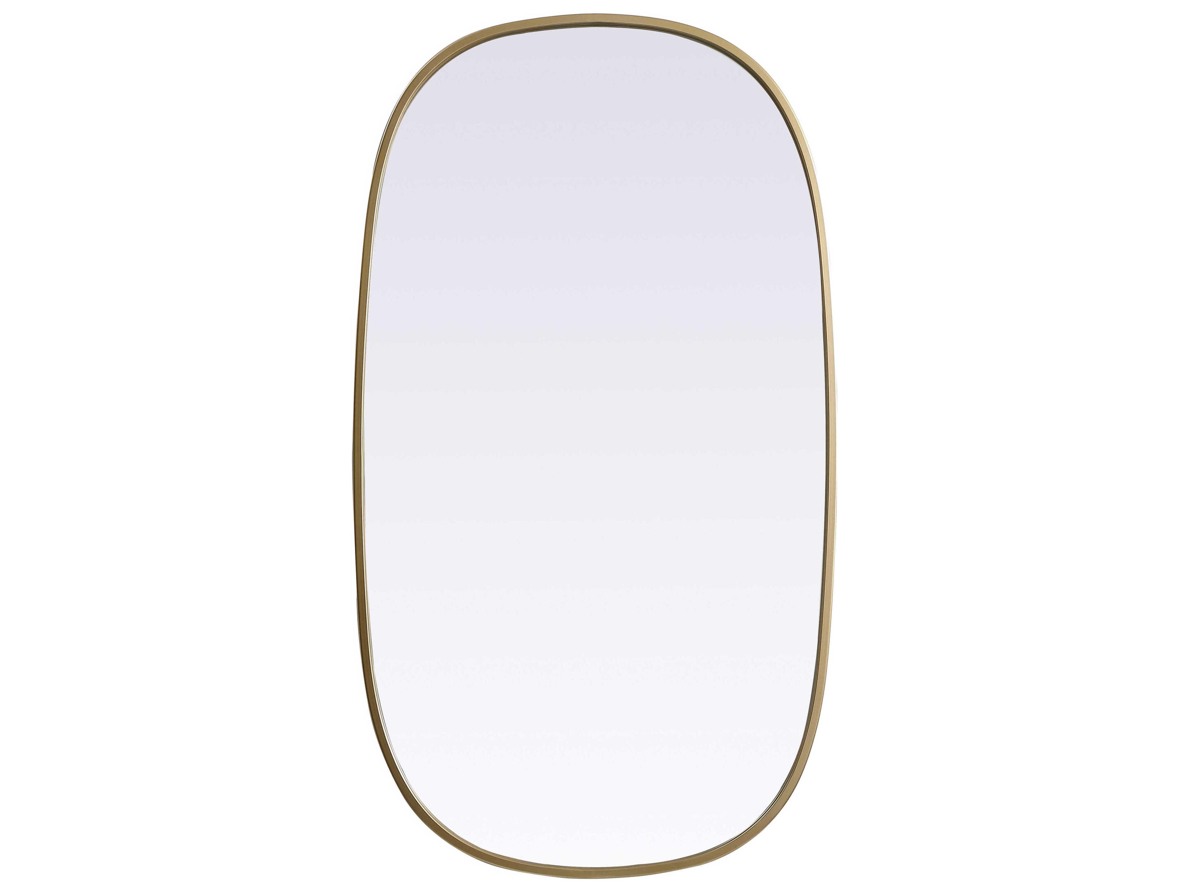 Brynn Brass Oval Wall Mirror