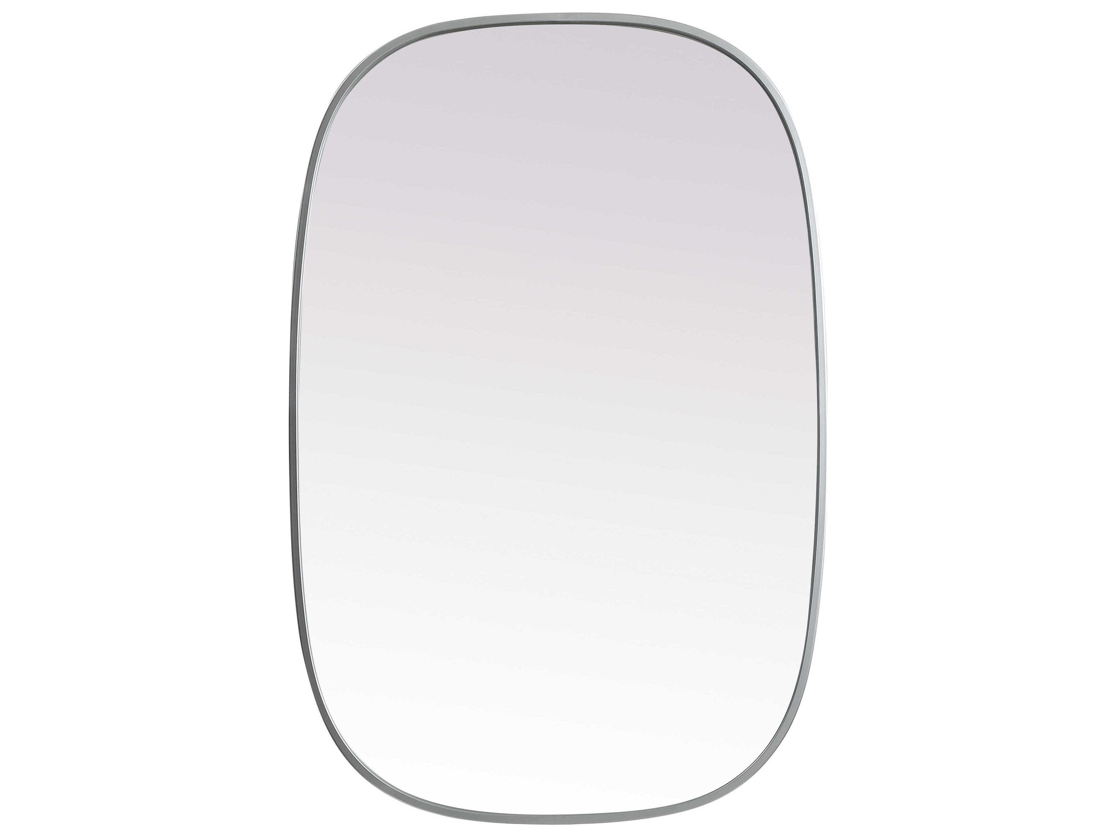 Brynn Silver Oval Wall Mirror