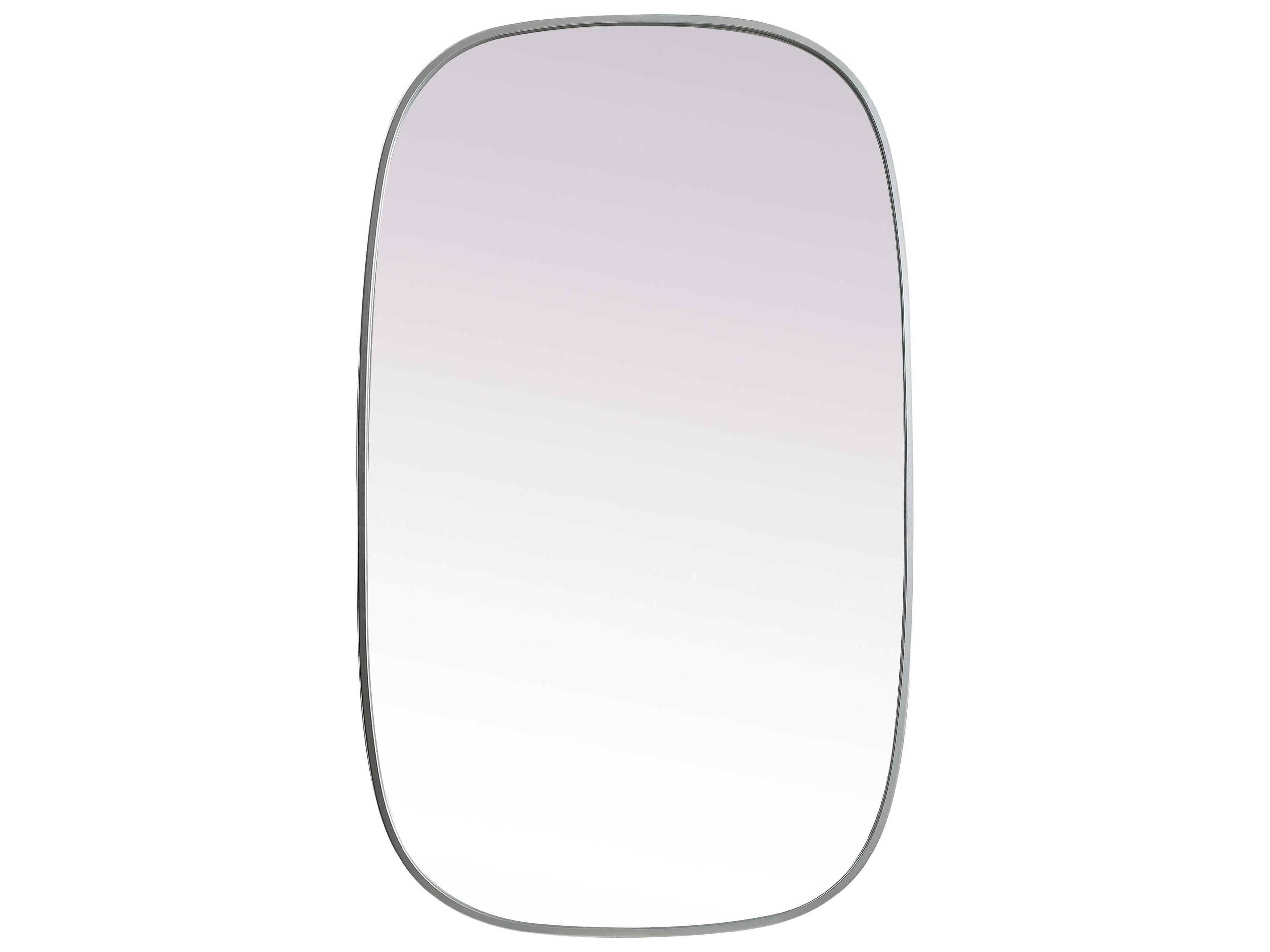 Brynn Silver Oval Wall Mirror
