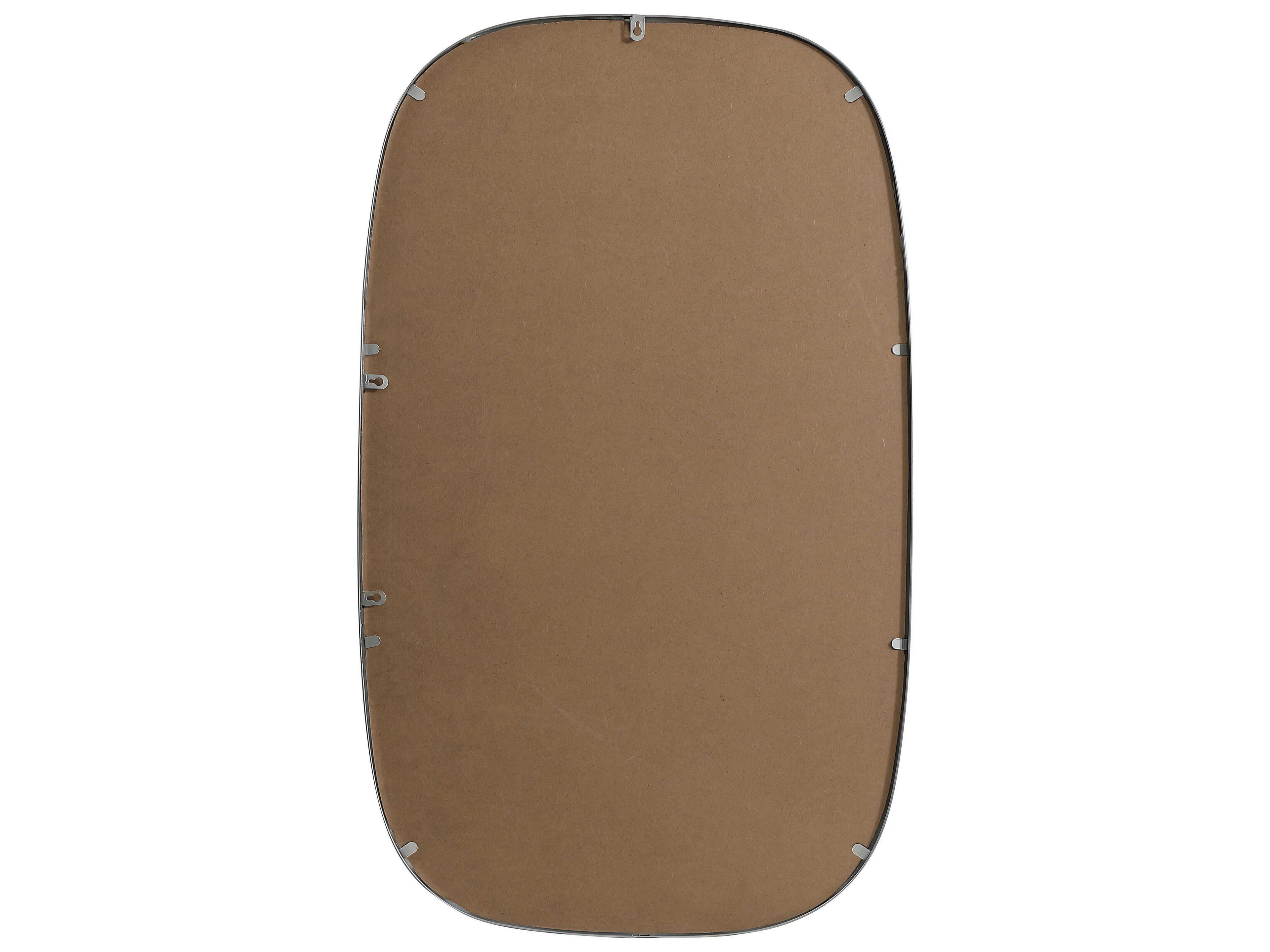 Elegant Lighting Brynn Silver Oval Wall Mirror